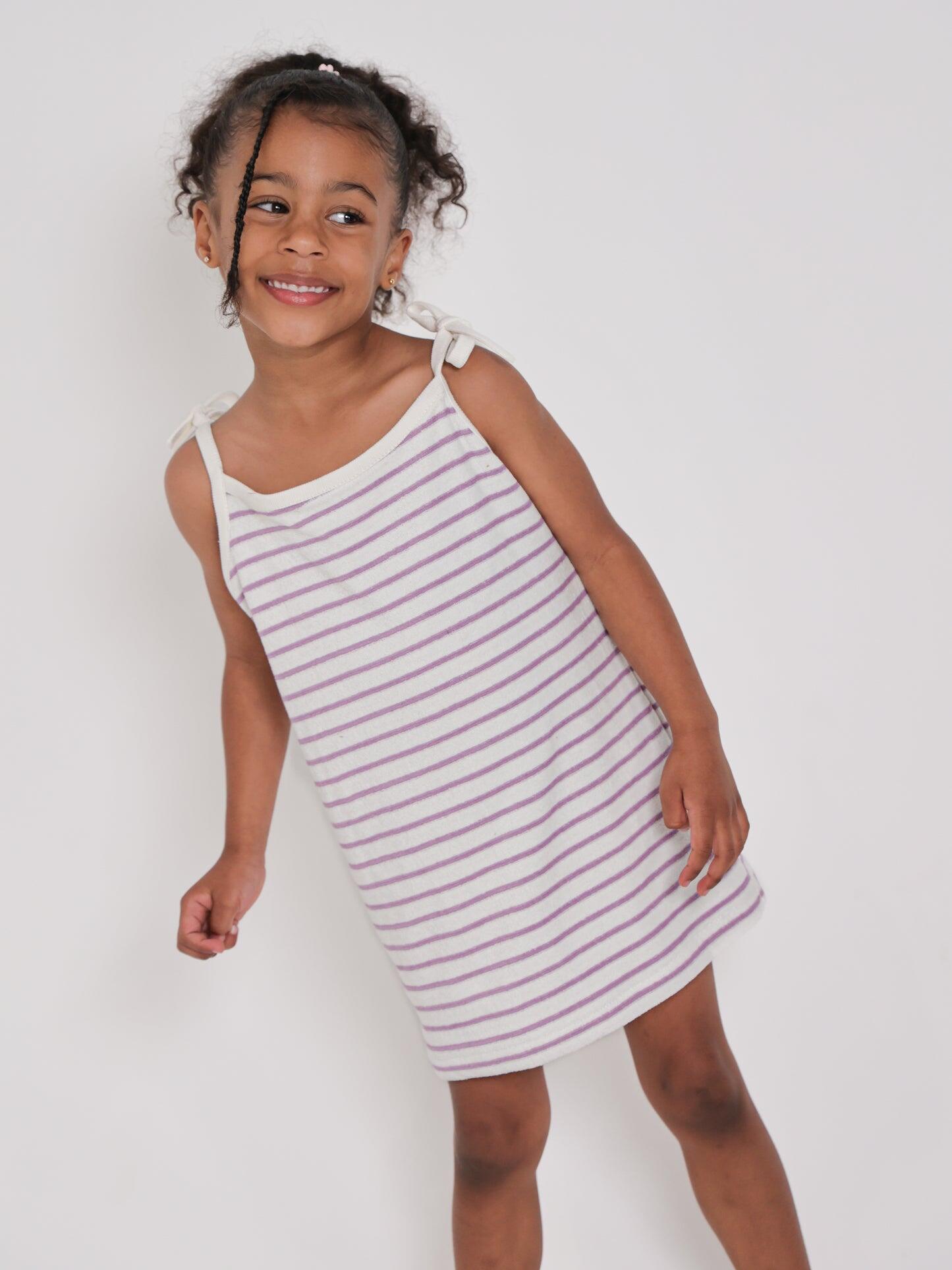 Lilac Stripe Dress