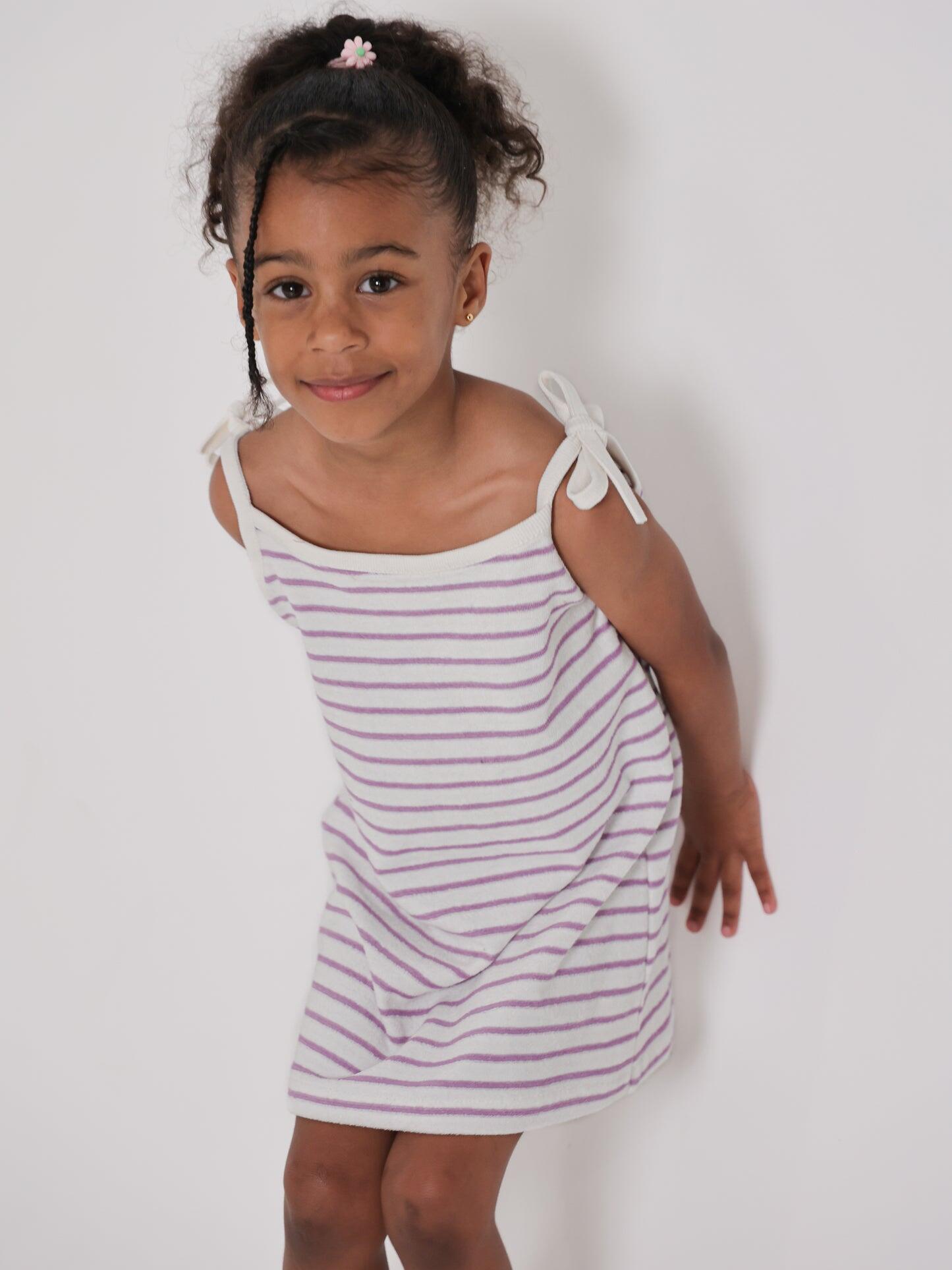 Lilac Stripe Dress