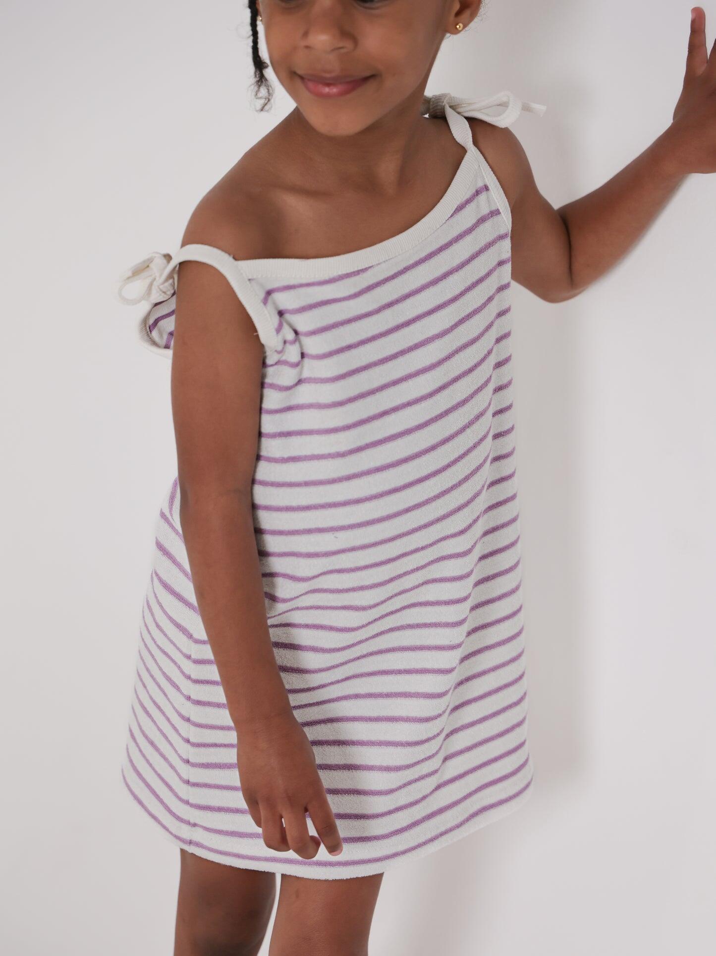 Lilac Stripe Dress