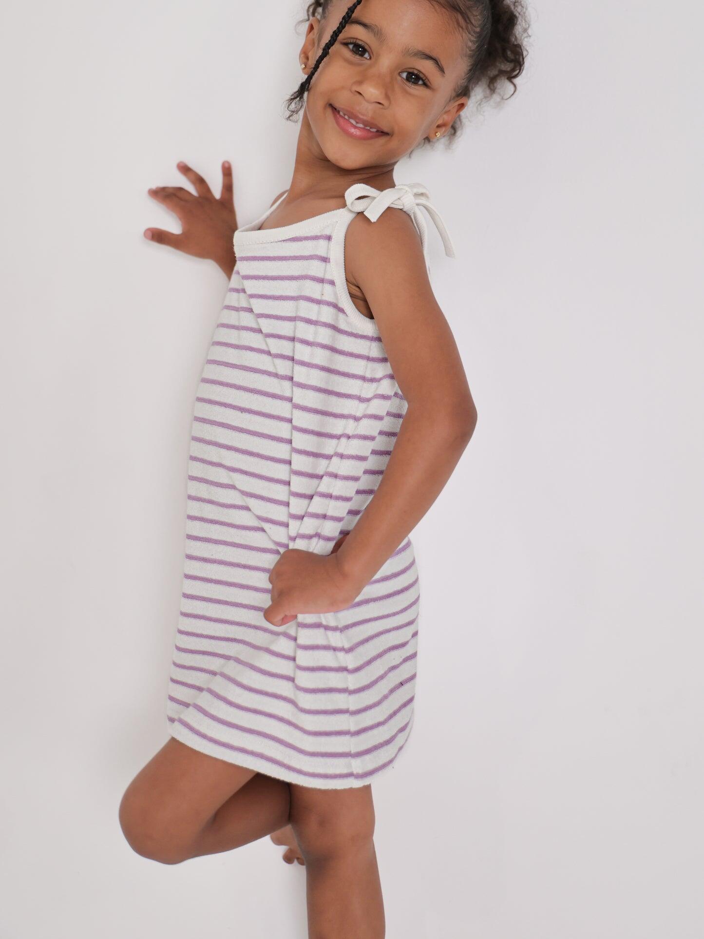 Lilac Stripe Dress