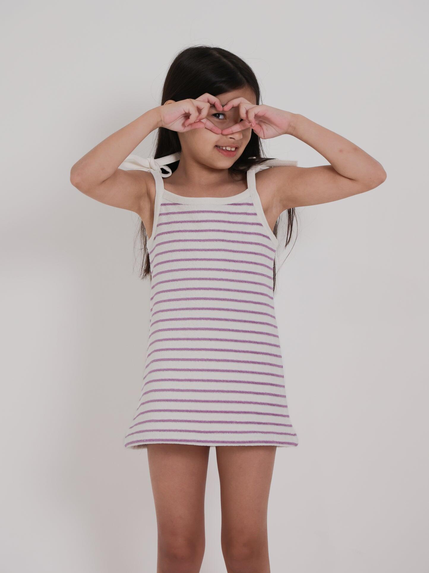 Lilac Stripe Dress