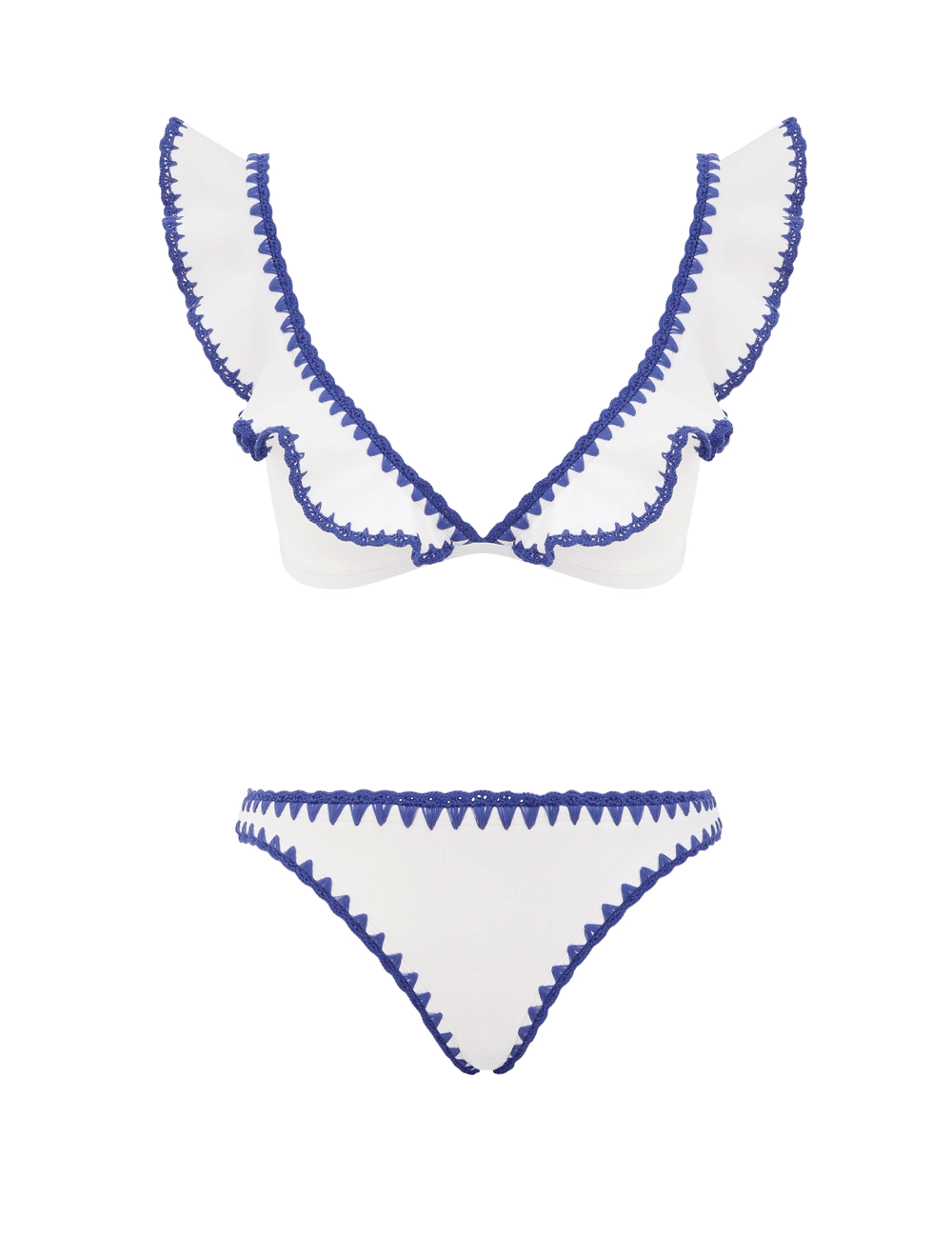 Maxine Crochet Frill Bikini - Bikini