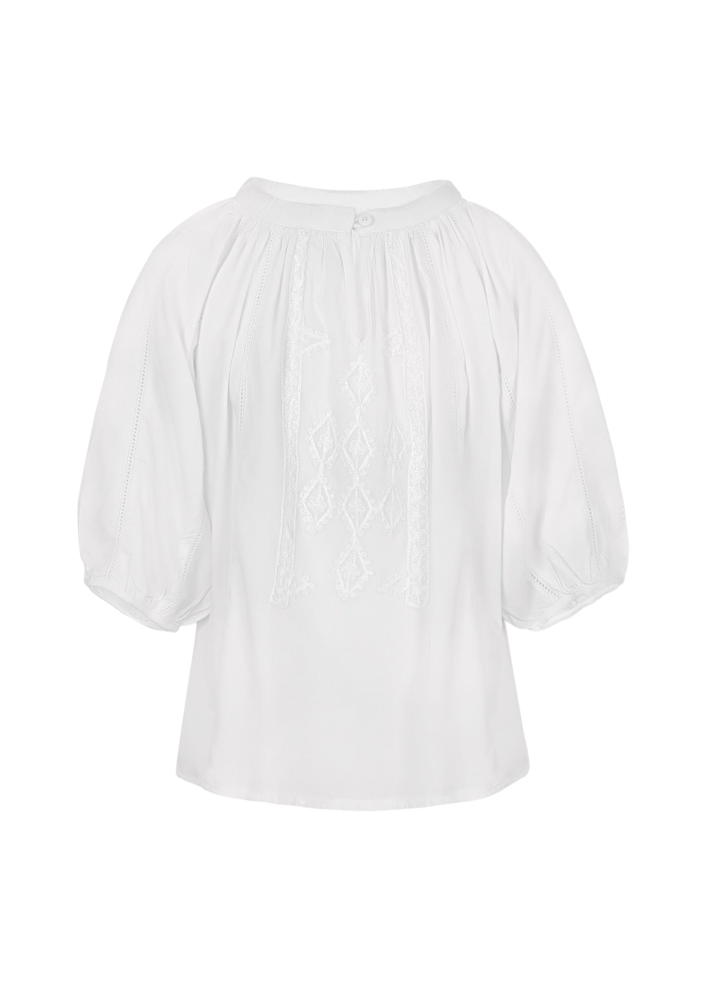 Girls Aliya White Fluro Top - Top