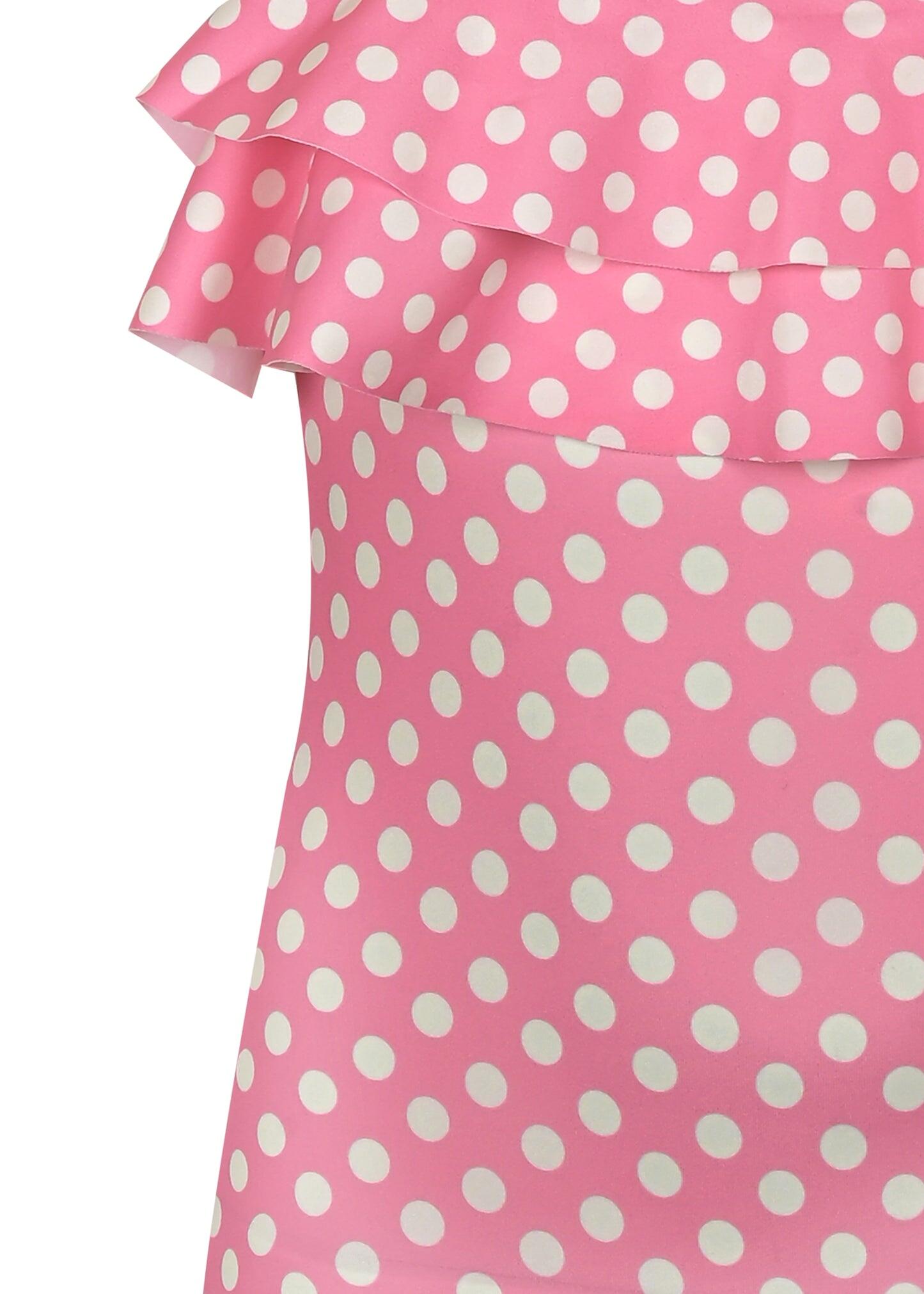 Girls Ivy Polka-dot Swimsuit - One Piece