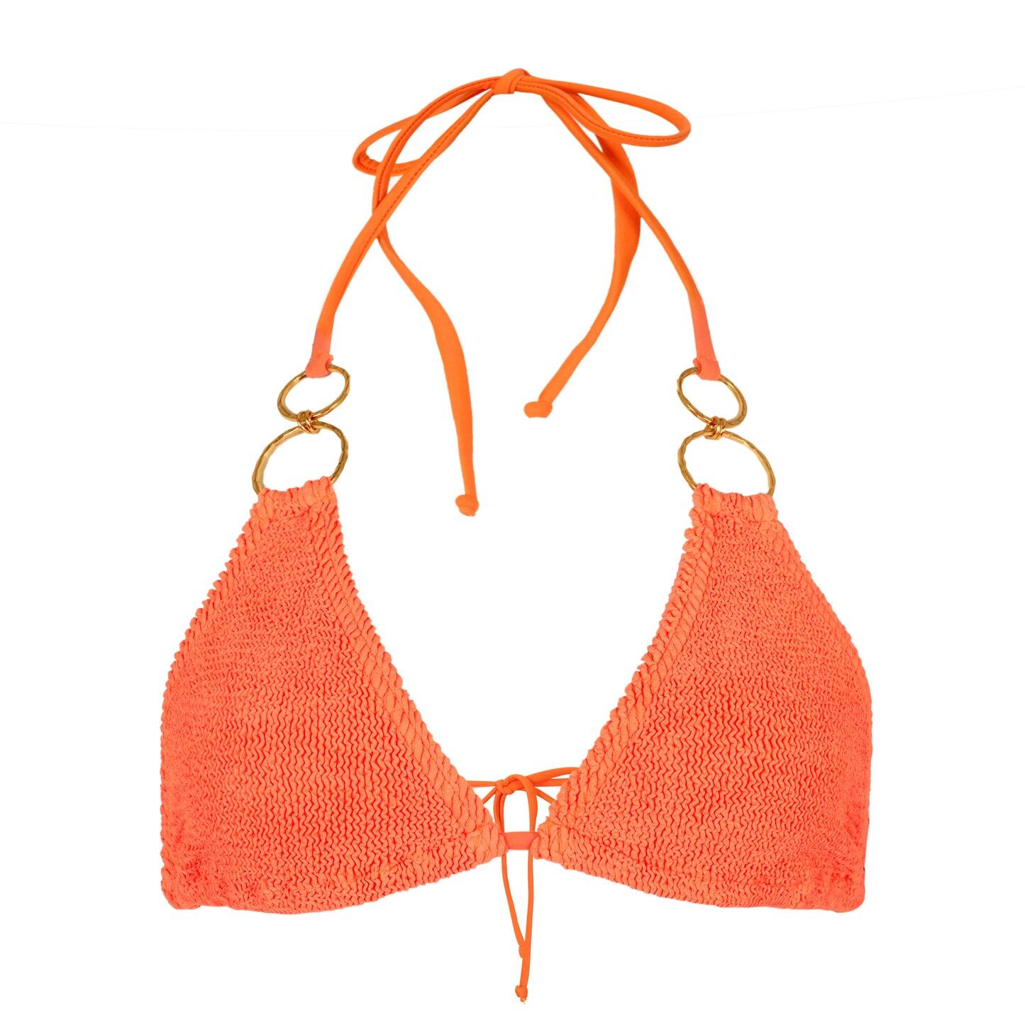 Osaka Bikini Top Tangerine