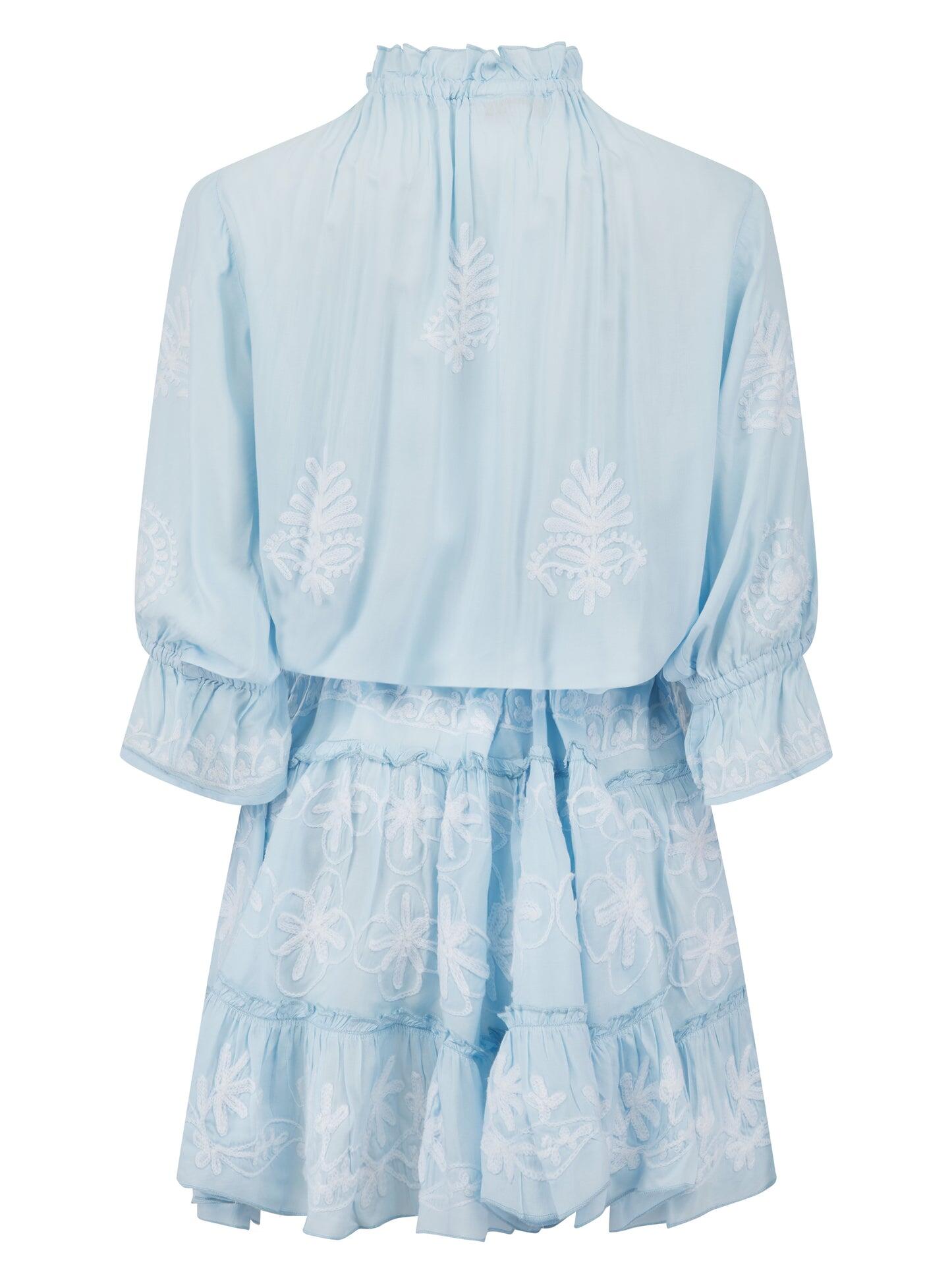 Sia Sky/Blue Mini Dress - Dress
