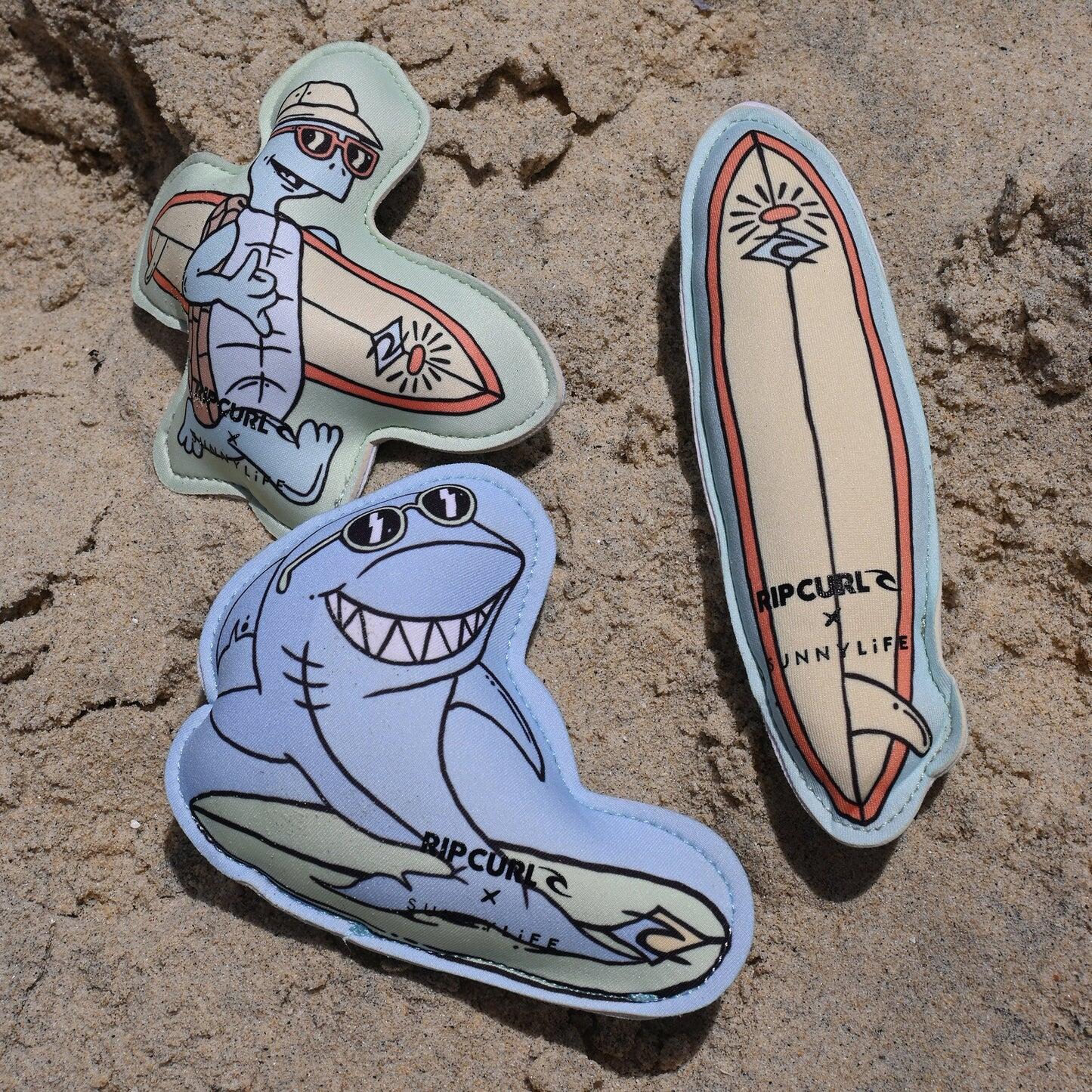 Dive Buddies Shred Turtle Aqua Set of 3