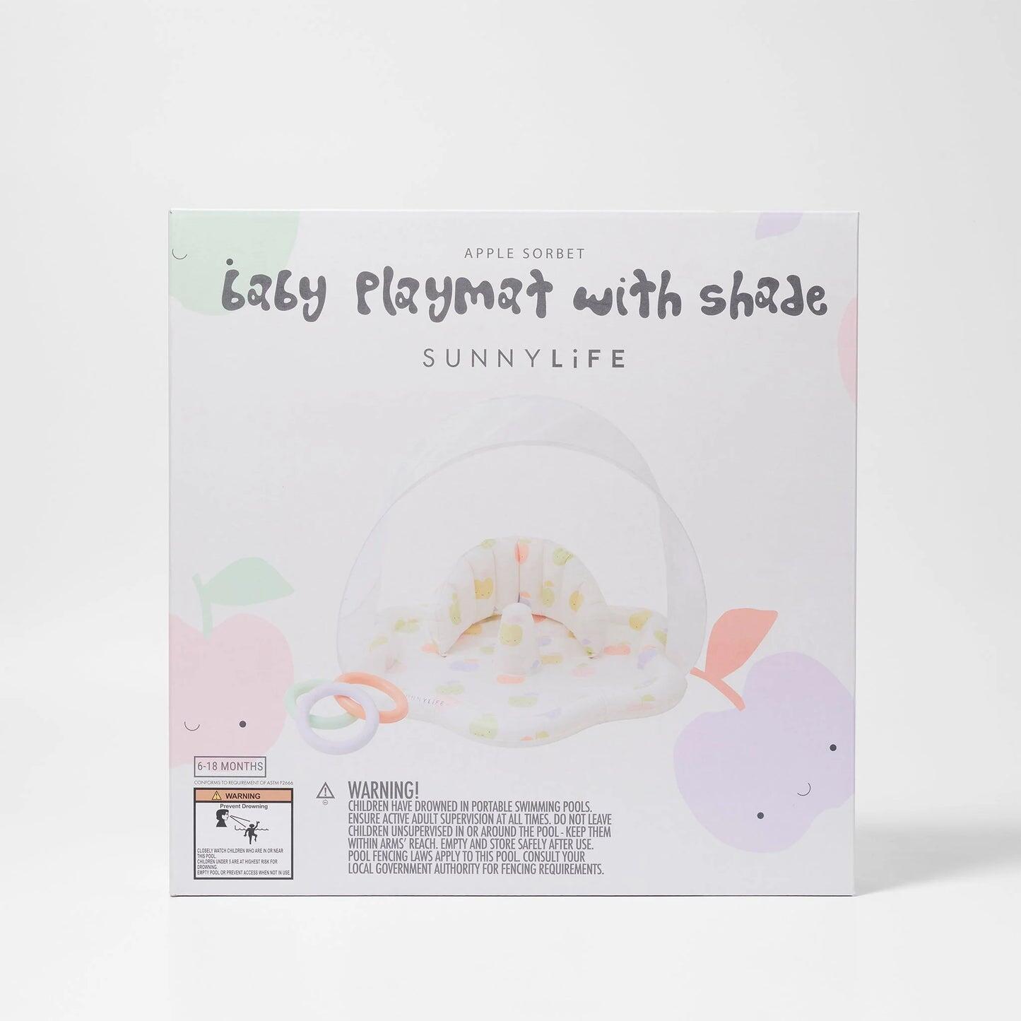 Baby Playmat With Shade Apple Sorbet Multi