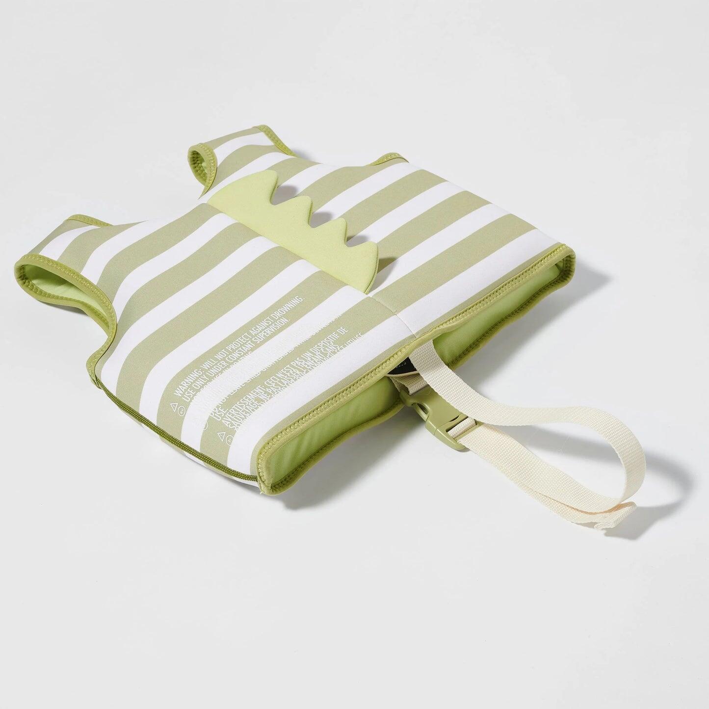 Kids Swim Vest Into The Wild Khaki