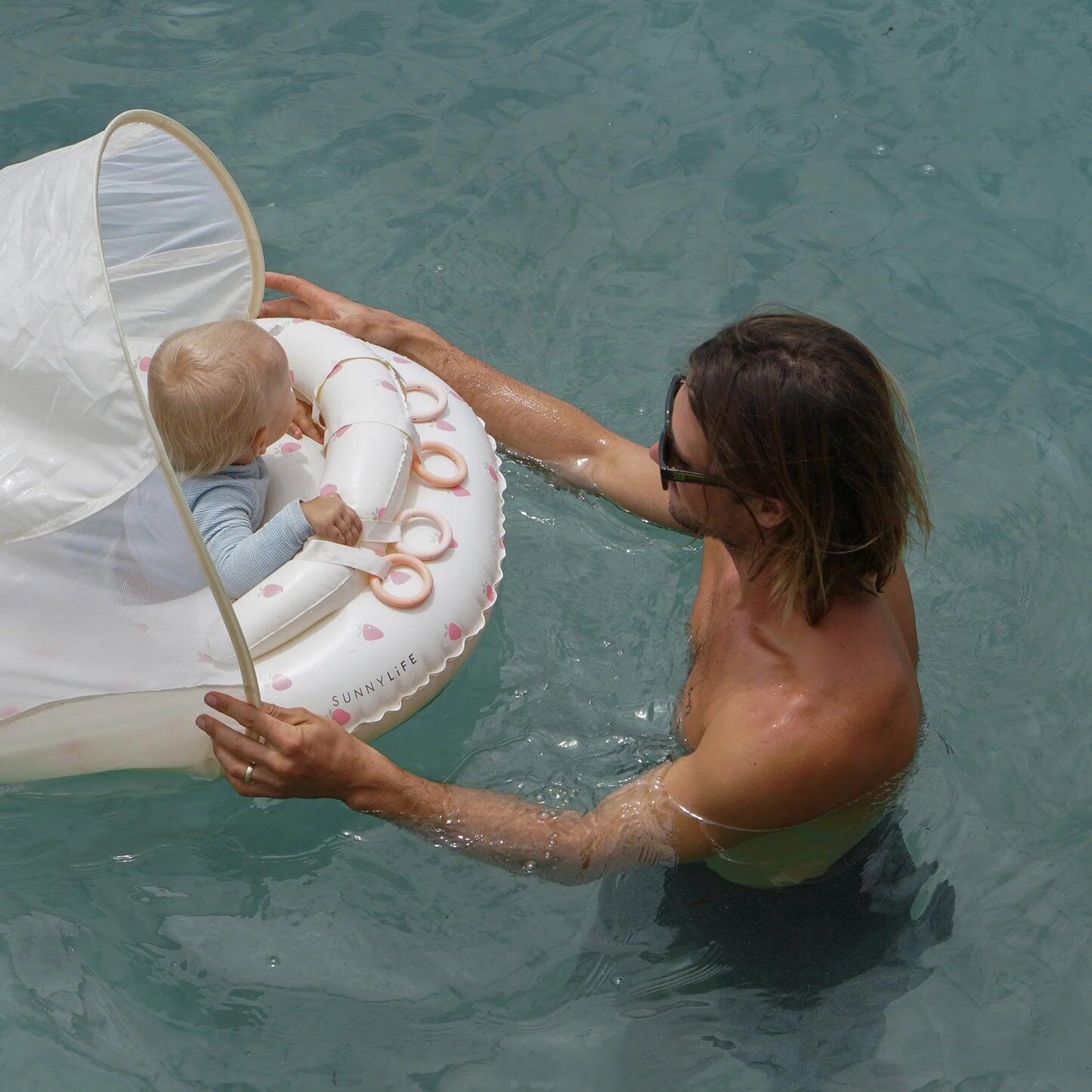 Interactive Baby Float Strawberry Sunshine Pink - Pool Inflatable