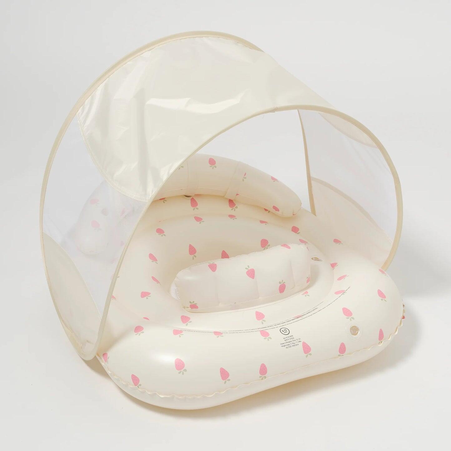 Interactive Baby Float Strawberry Sunshine Pink - Pool Inflatable