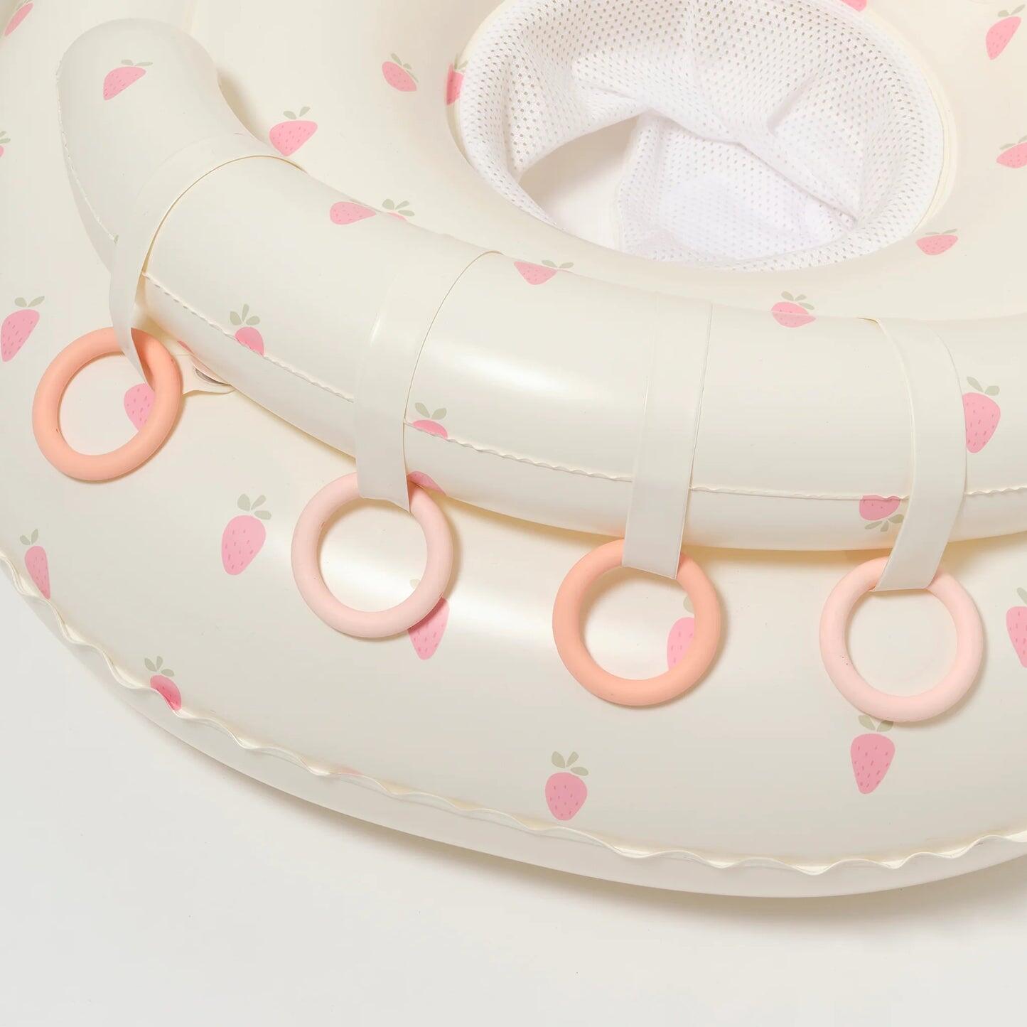 Interactive Baby Float Strawberry Sunshine Pink - Pool Inflatable
