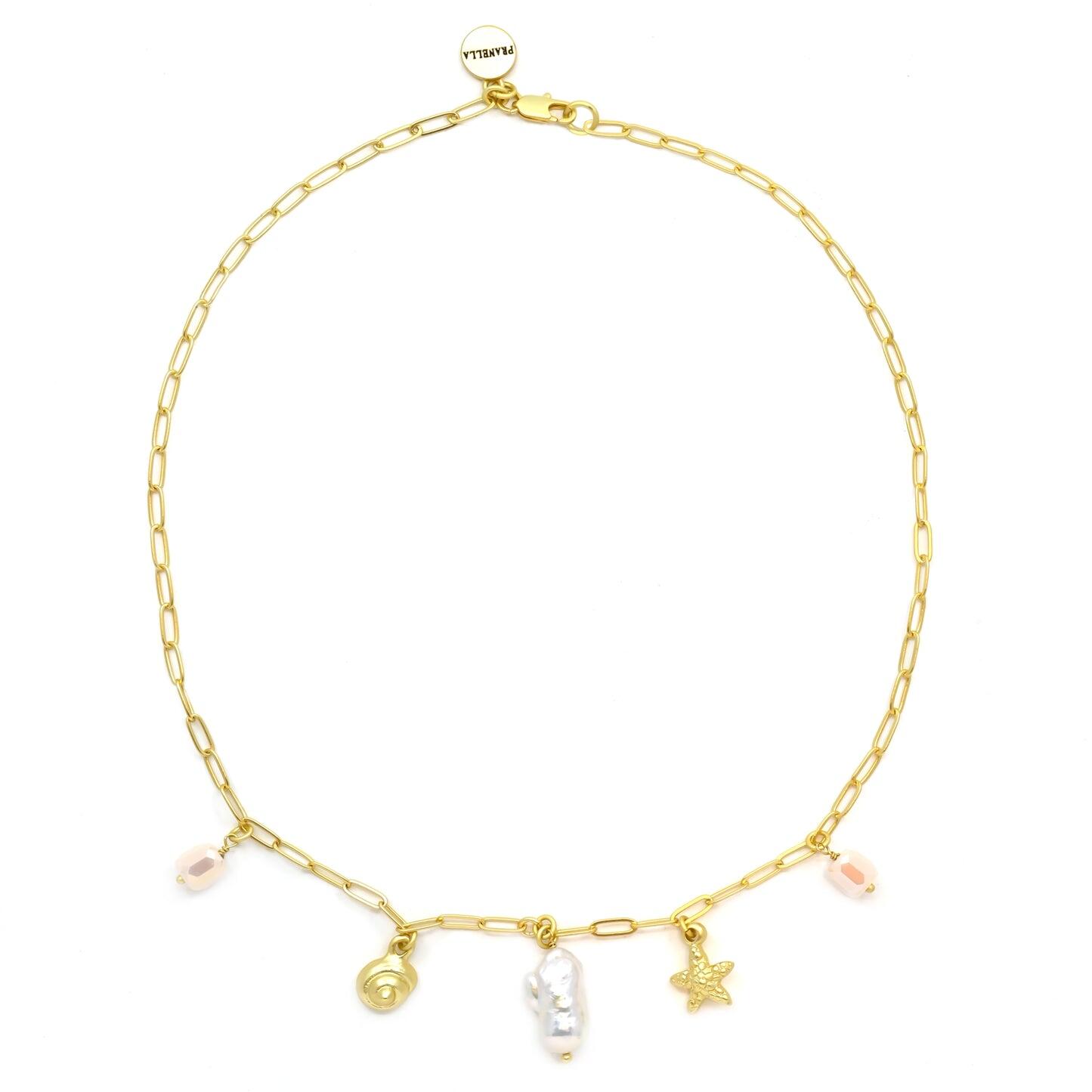 Scorpio Chain Pearl Necklace - Necklace