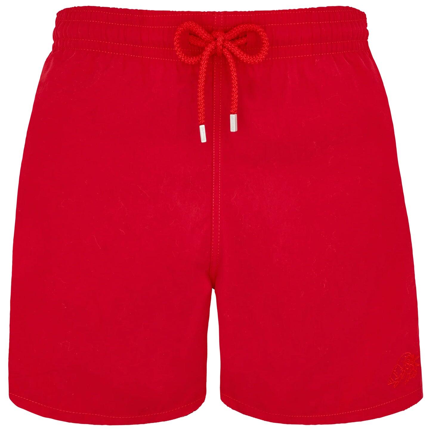 Men Swim Shorts Hermit Crabs Red - Men’s Swim Shorts