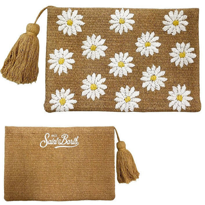 Straw Pouch Daisy