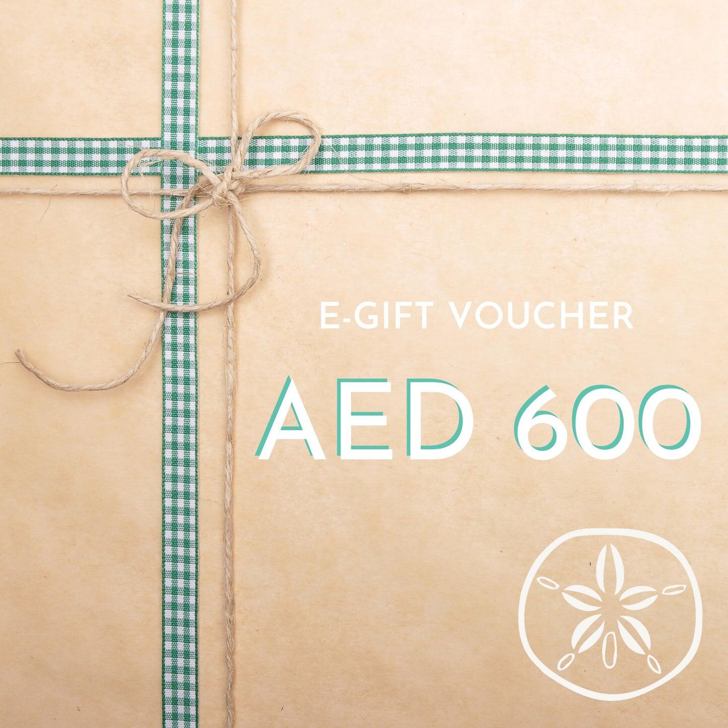 AED 600 E-Gift Card Dhs. 600 AED