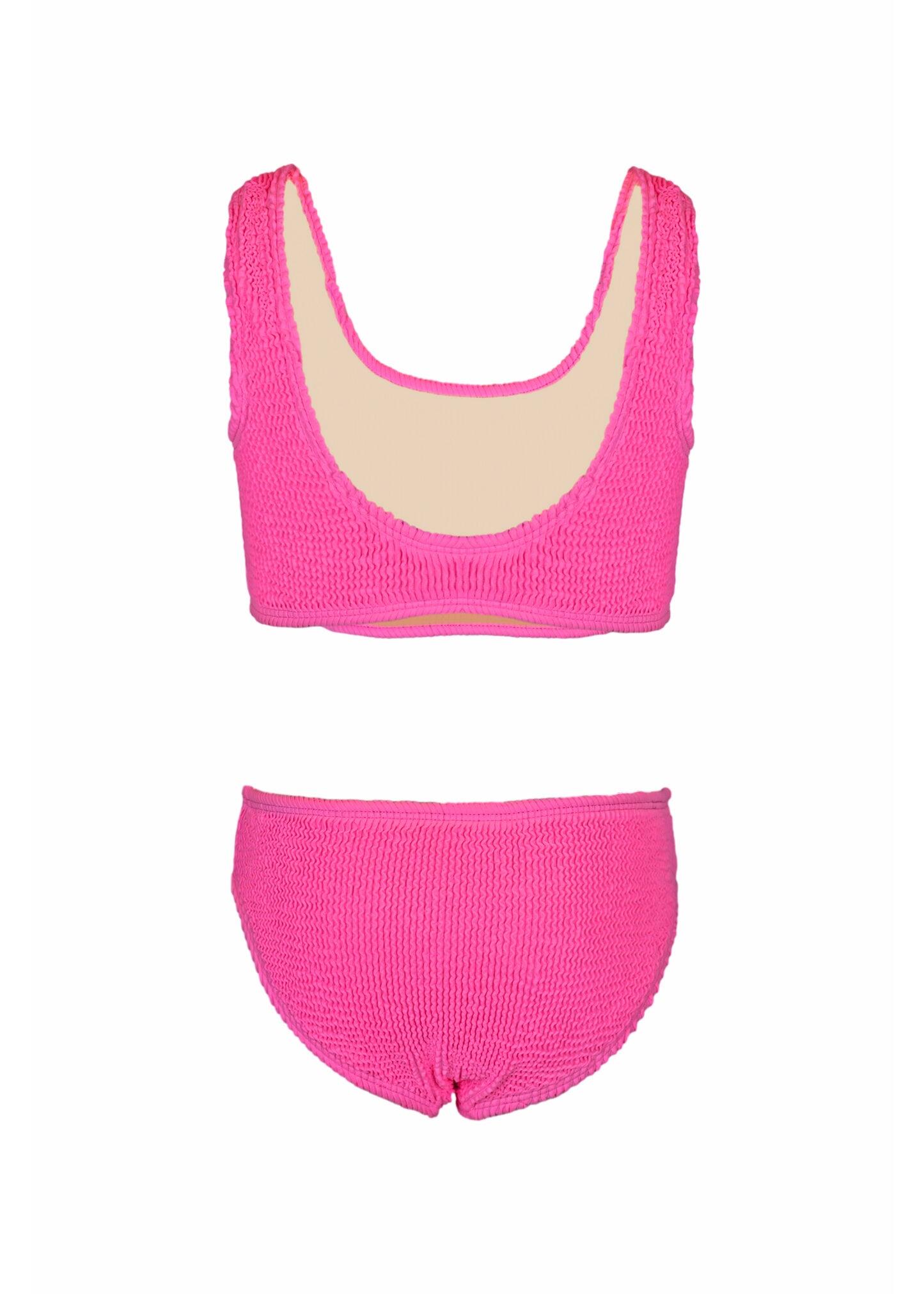 Berry Girls Crinkle Textured Bikini