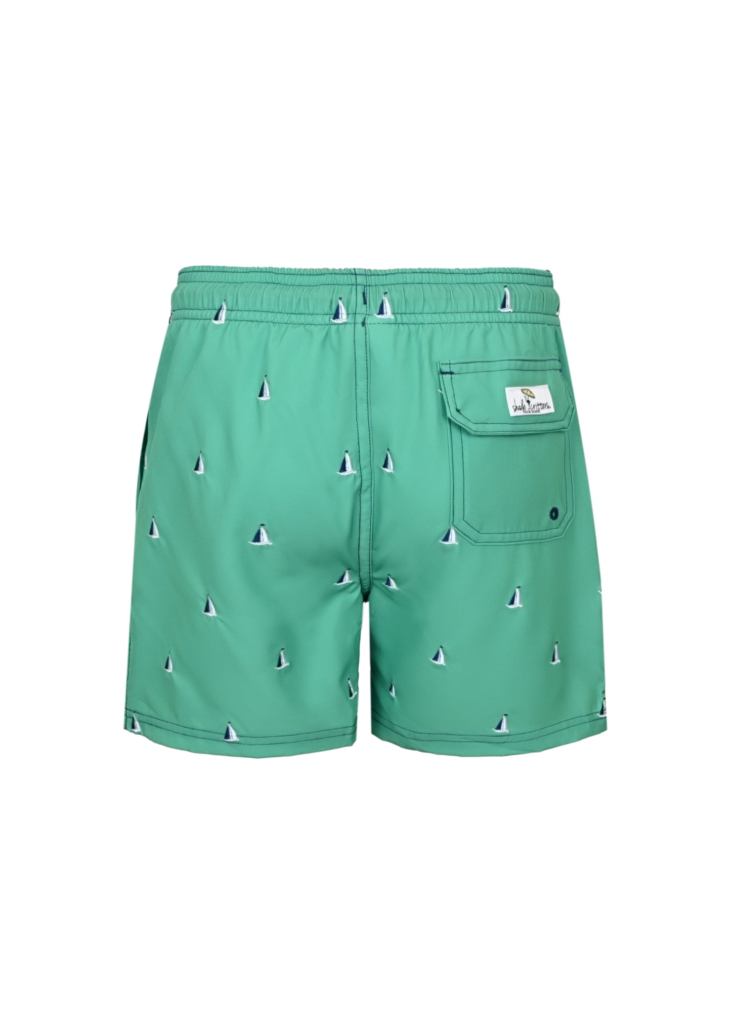 Green Sails Boys 4 Way Stretch Swim Trunks