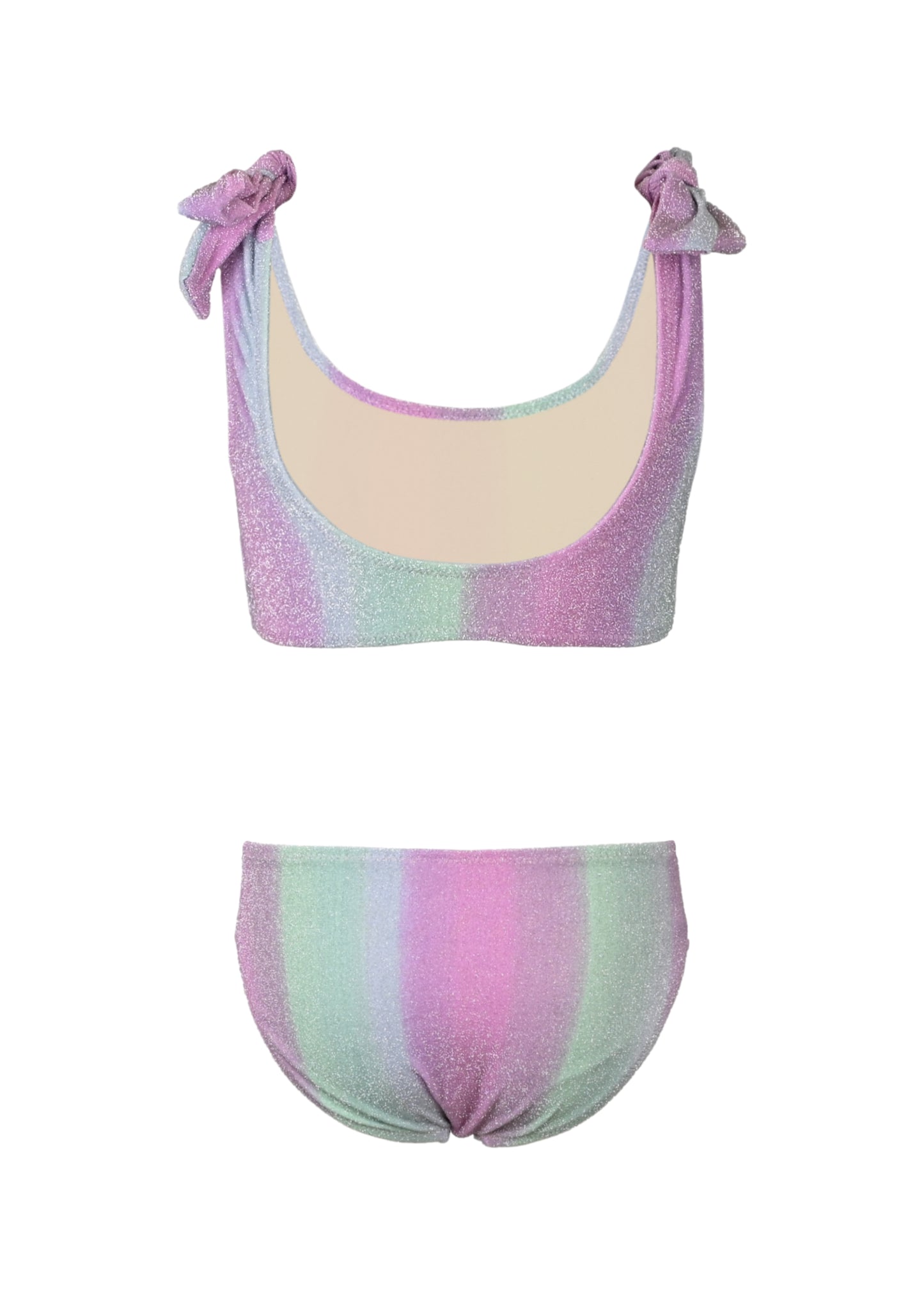 Ocean Ombre Girls Shimmer Bunny Tie Bikini
