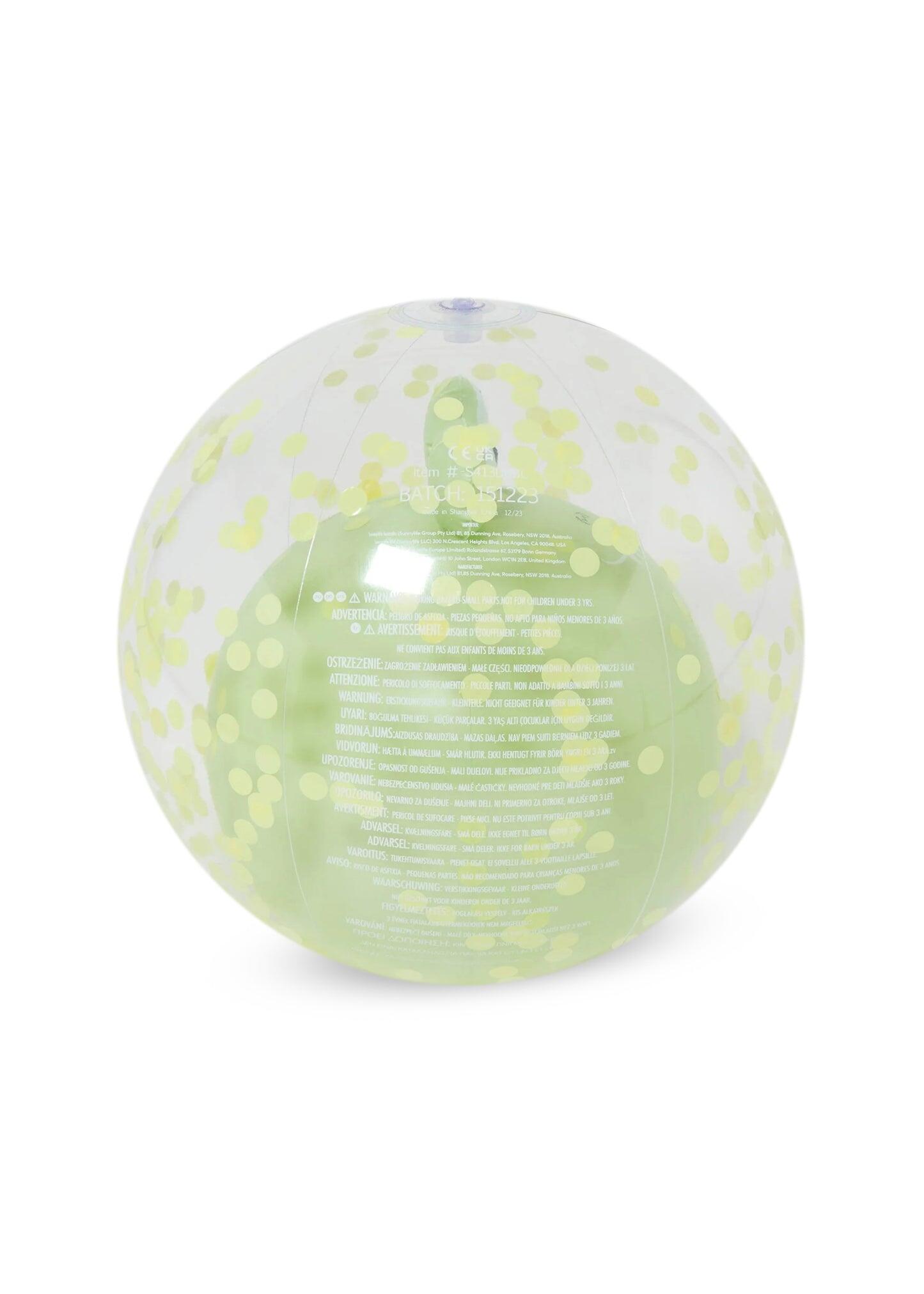 3D Inflatable Beach Ball Cookie the Croc Light Khaki - ONE SIZE - Beach Toy