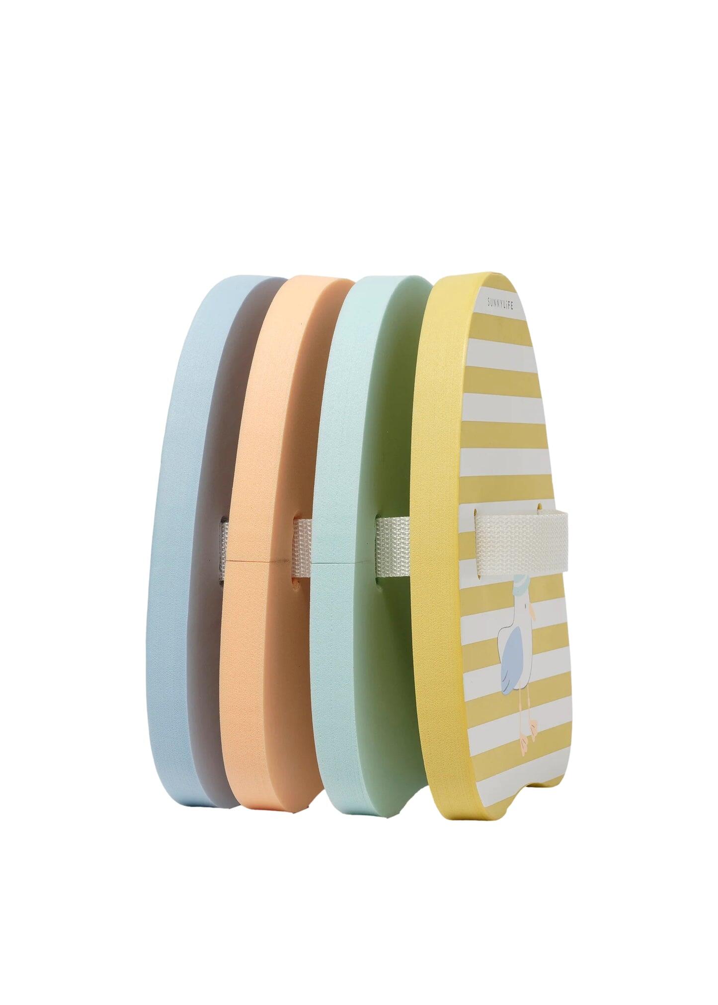 Bubble Back Float Sid the Seagull Mustard Stripe - Pool Inflatable