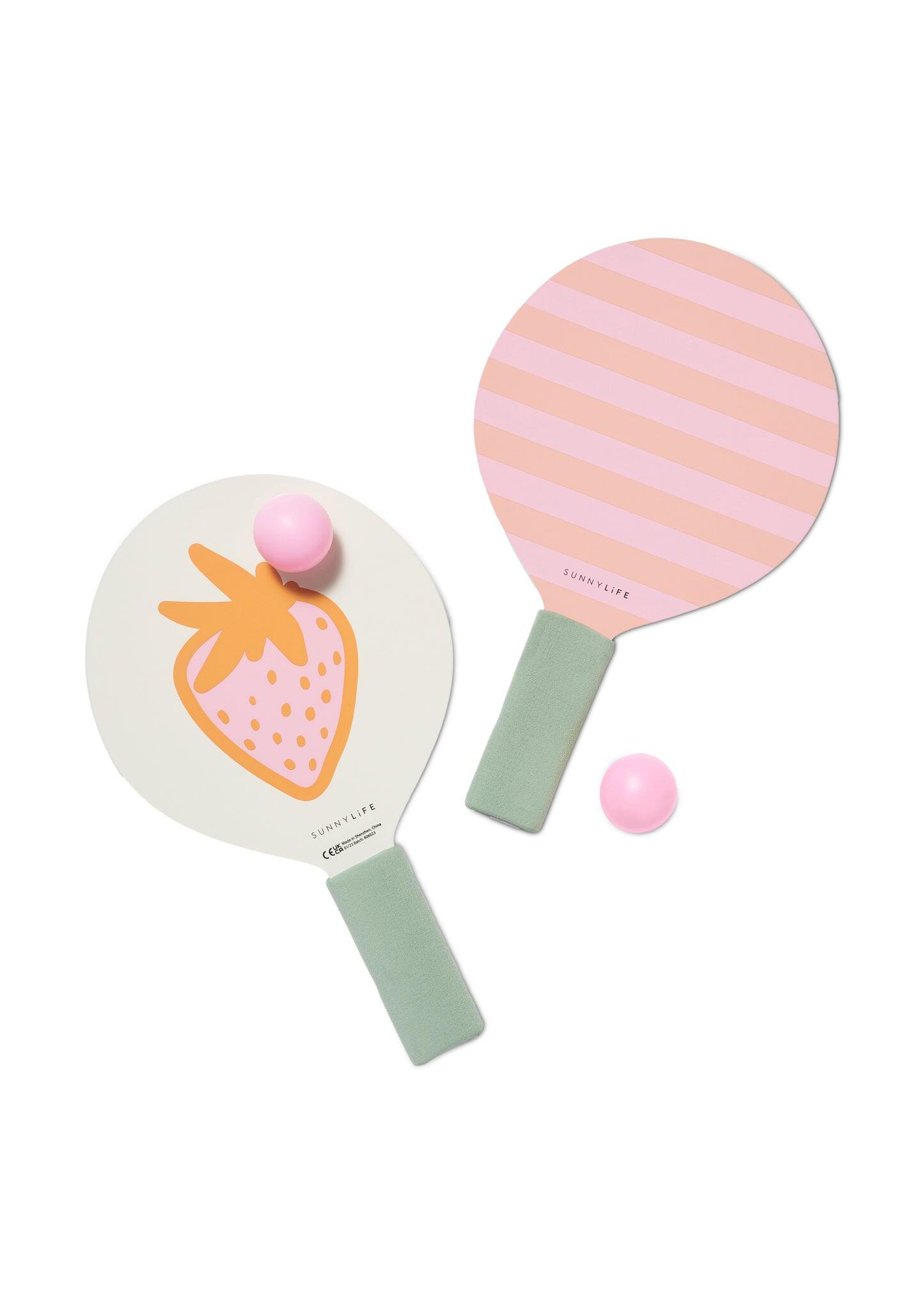 Kids Beach Bats Sea Seeker Strawberry - ONE SIZE - Beach Toy