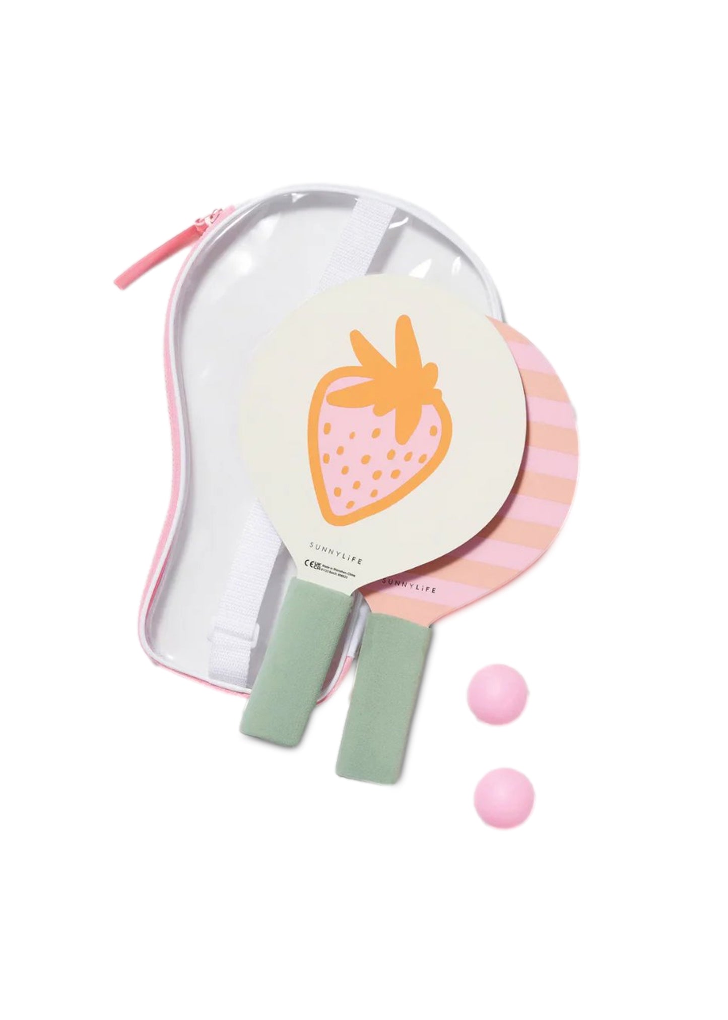 Kids Beach Bats Sea Seeker Strawberry - ONE SIZE - Beach Toy