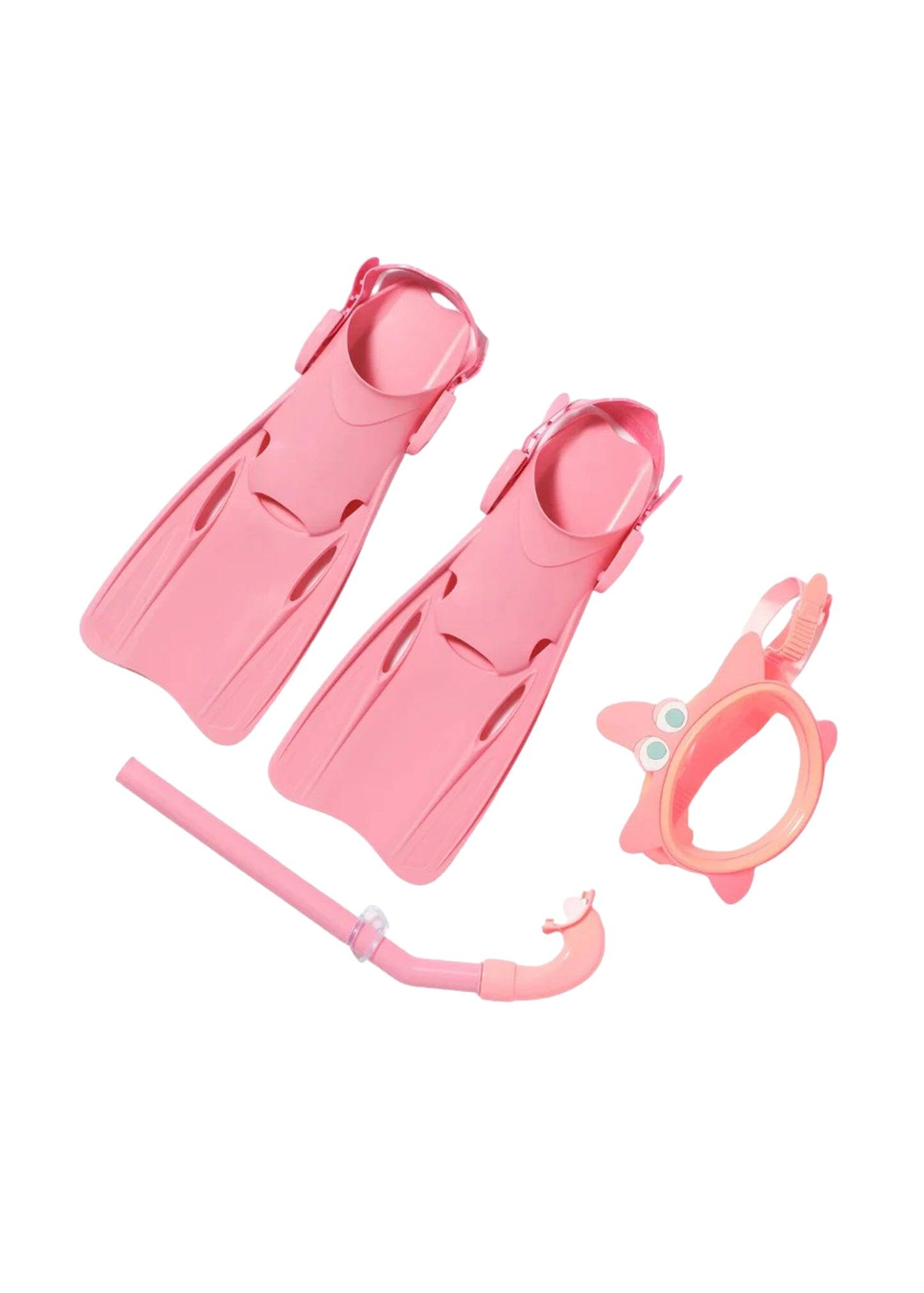 Kids Dive Set Small Ocean Treasure Rose - ONE SIZE - Beach Toy