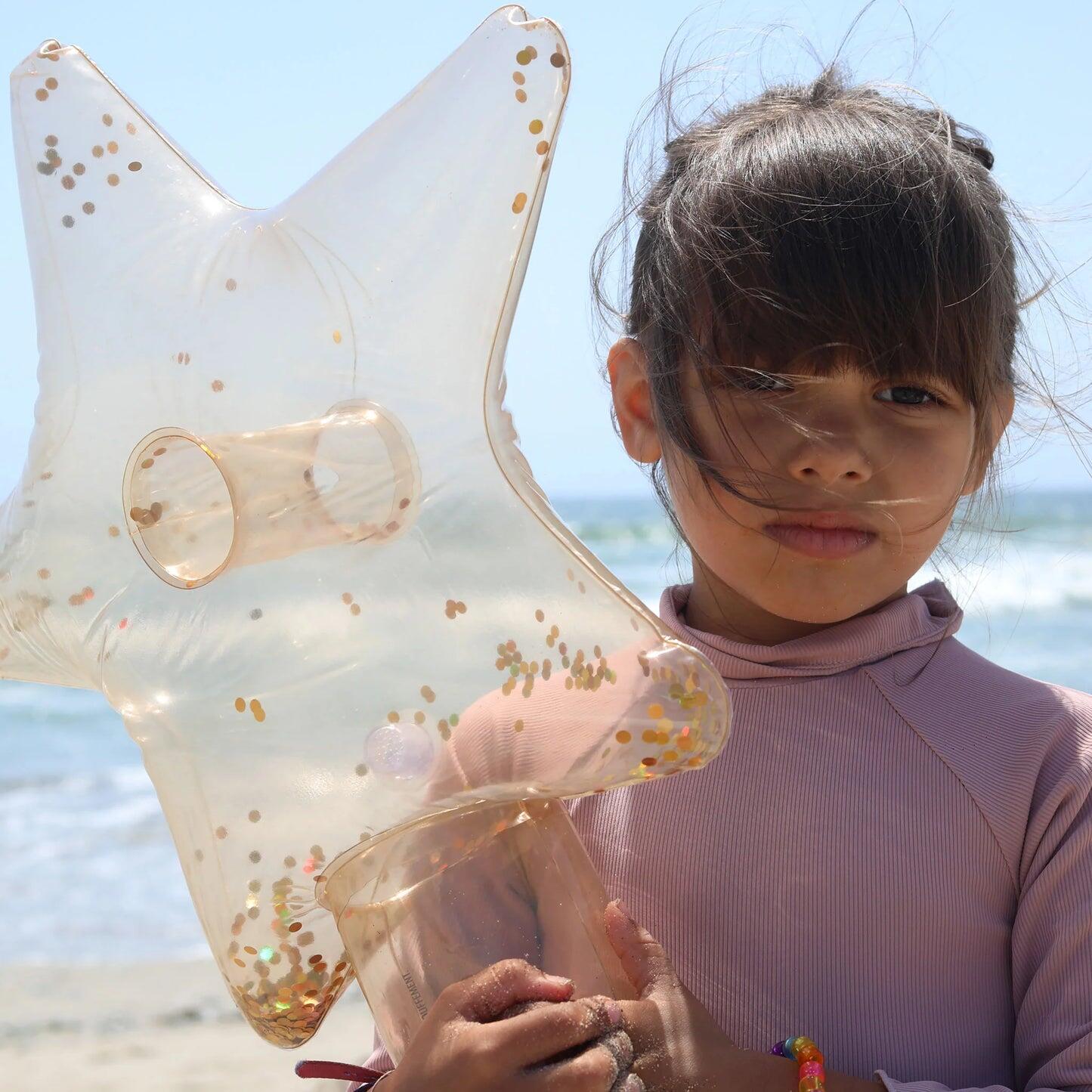 Kids Inflatable Star Wand Gold Set of 2