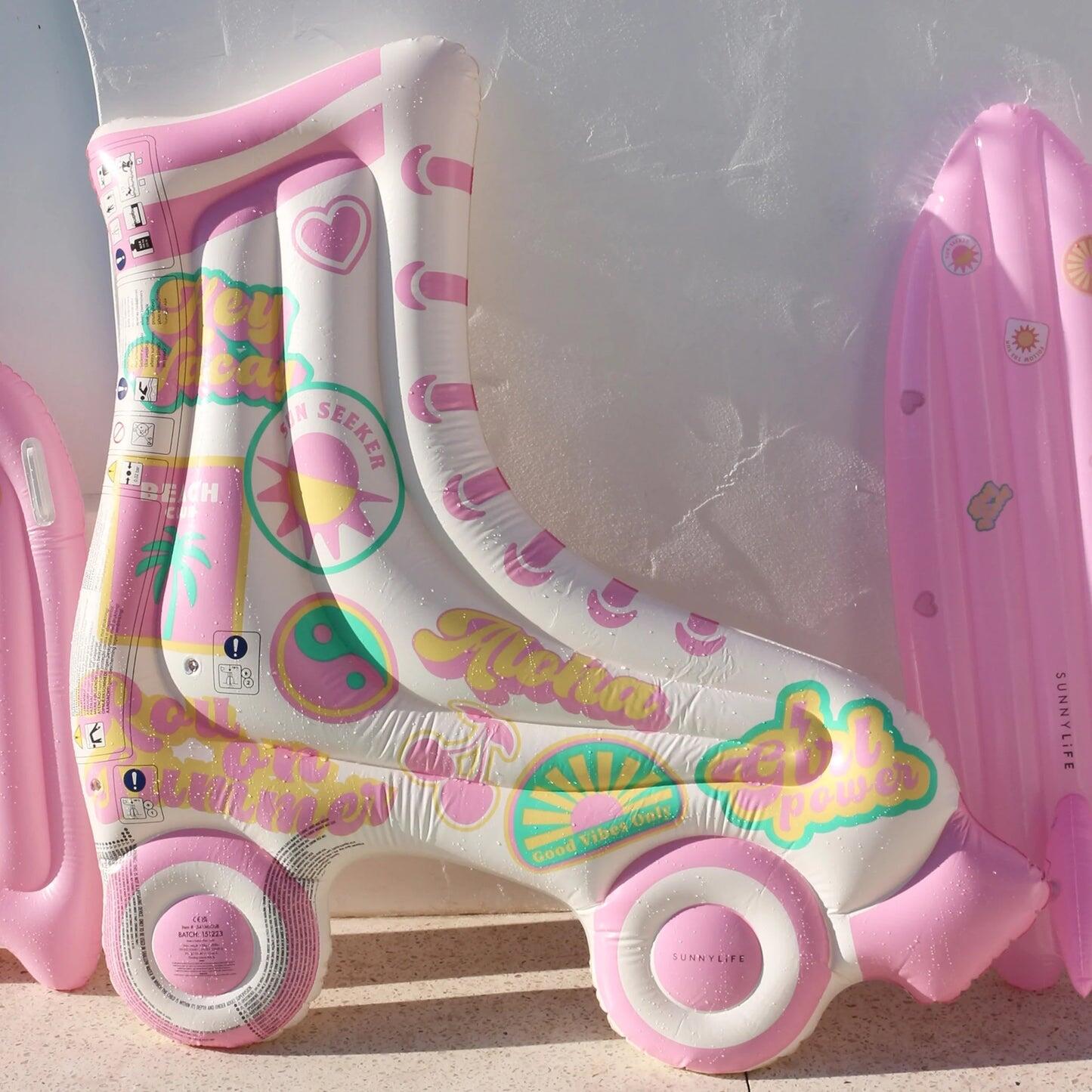 Kids Lie-On Float Summer Sherbet Multi - ONE SIZE - Pool Inflatable