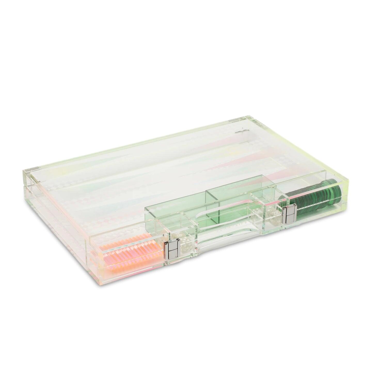 Ombre Lucite Backgammon Sherbert - ONE SIZE - Beach Toy