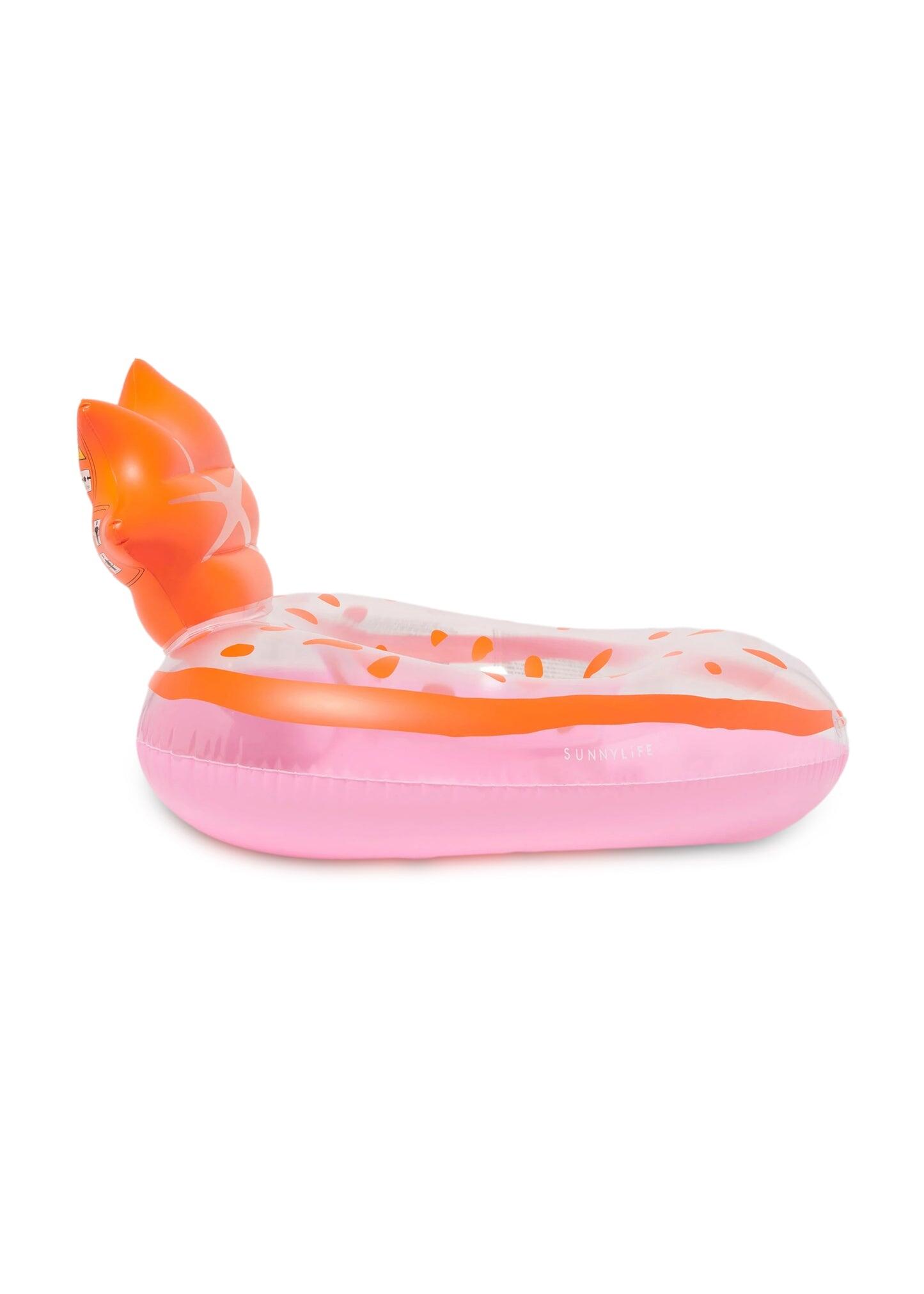 Luxe Tube Pool Ring Strawberry Pink - ONE SIZE - Pool Inflatable