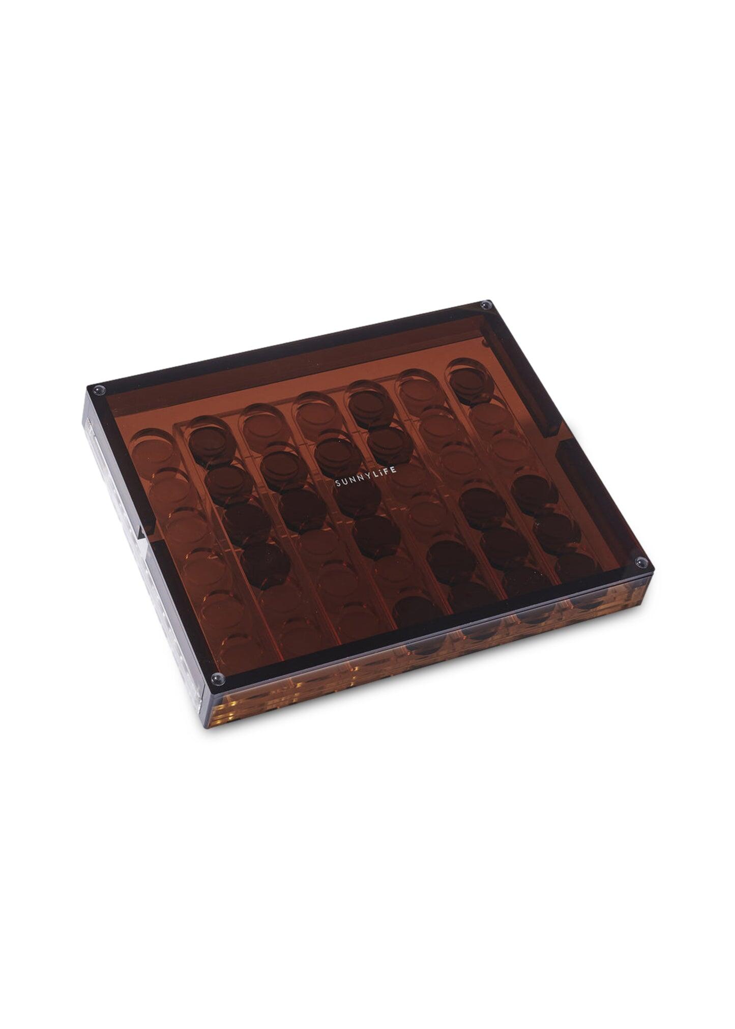 Lucite 4 In Row Whiskey Noir - ONE SIZE - Beach Toy
