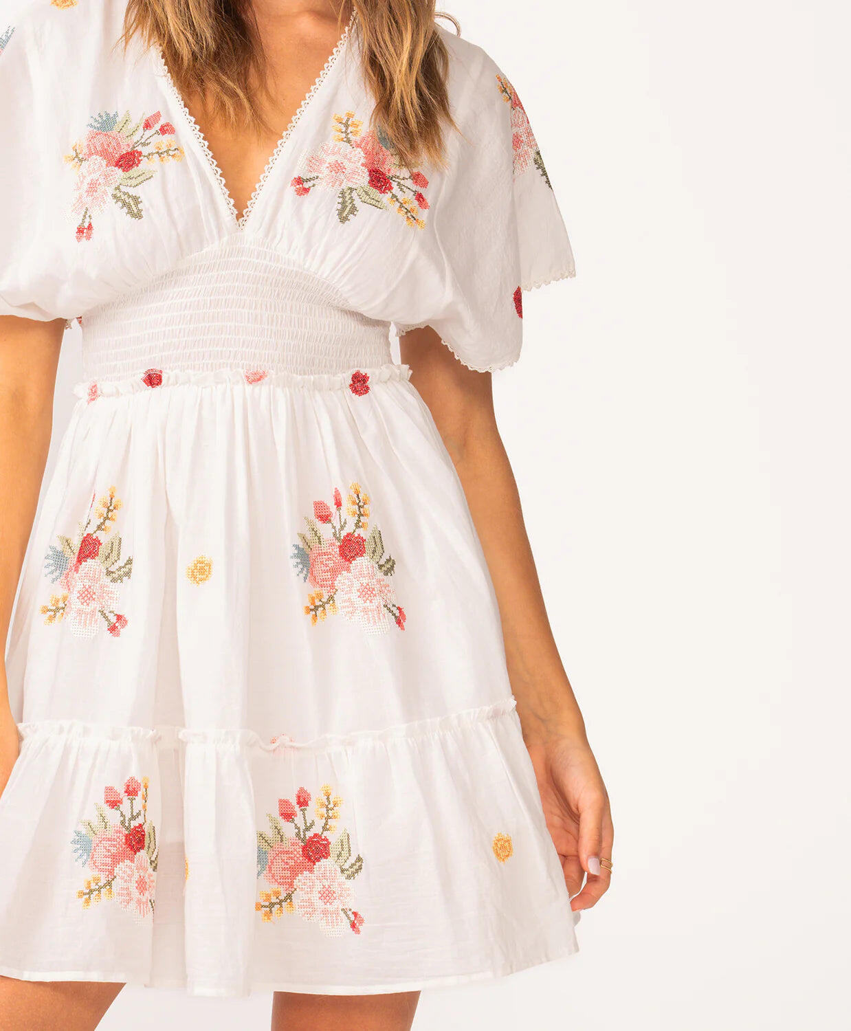 Polly Dress Water Lily