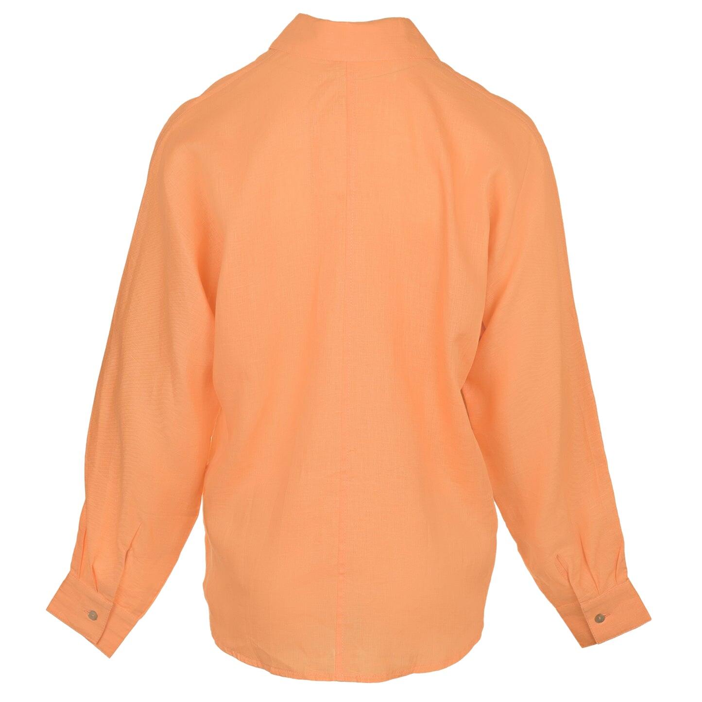 Apricot Linen Shirt - Top