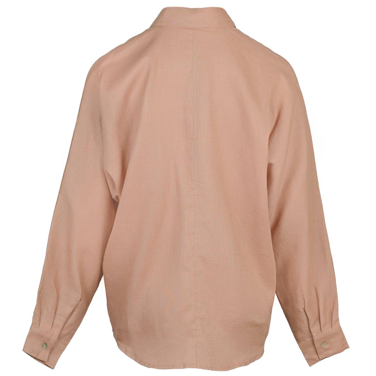 Mocha Linen Shirt - Top