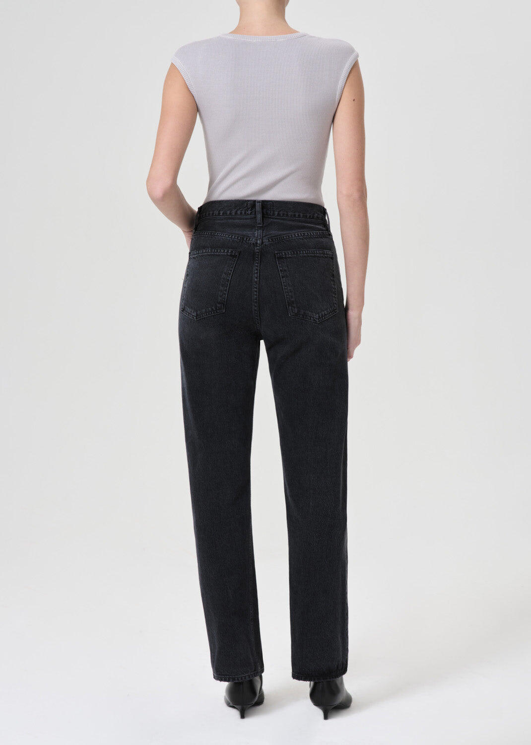 90’s Pinch Waist In High Rise Straight Hitch - Bottoms