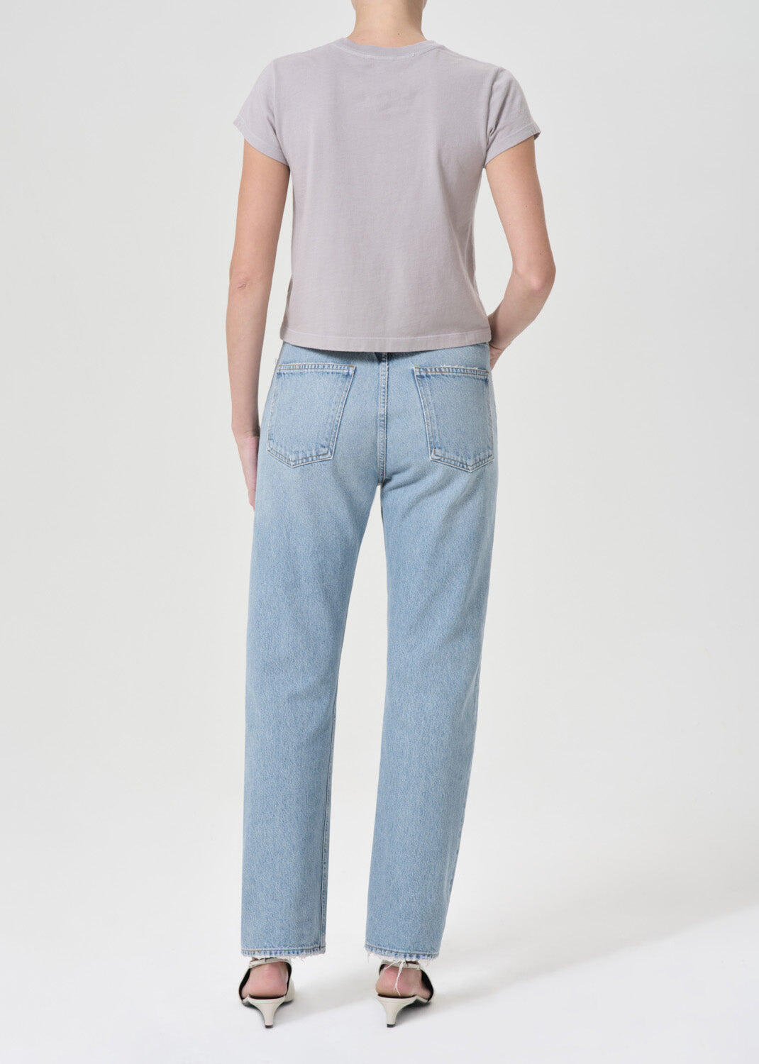 90’s Pinch Waist In High Rise Straight Force - Bottoms
