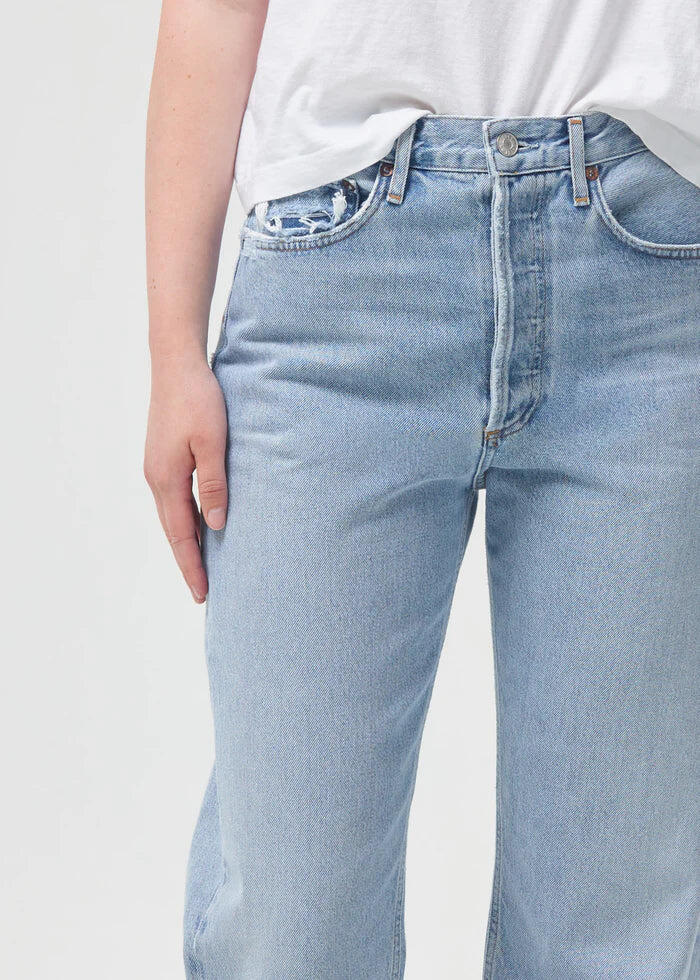 90’s Mid Rise Straight In Snapshot - Bottoms