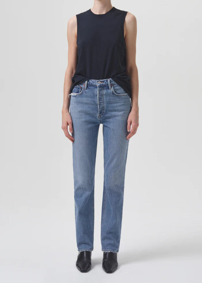 Freya High Rise Slim In Quiver - Bottoms