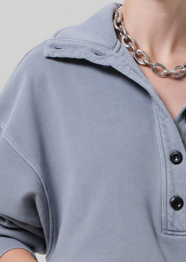 Mirelle Funnel Neck In Hematite