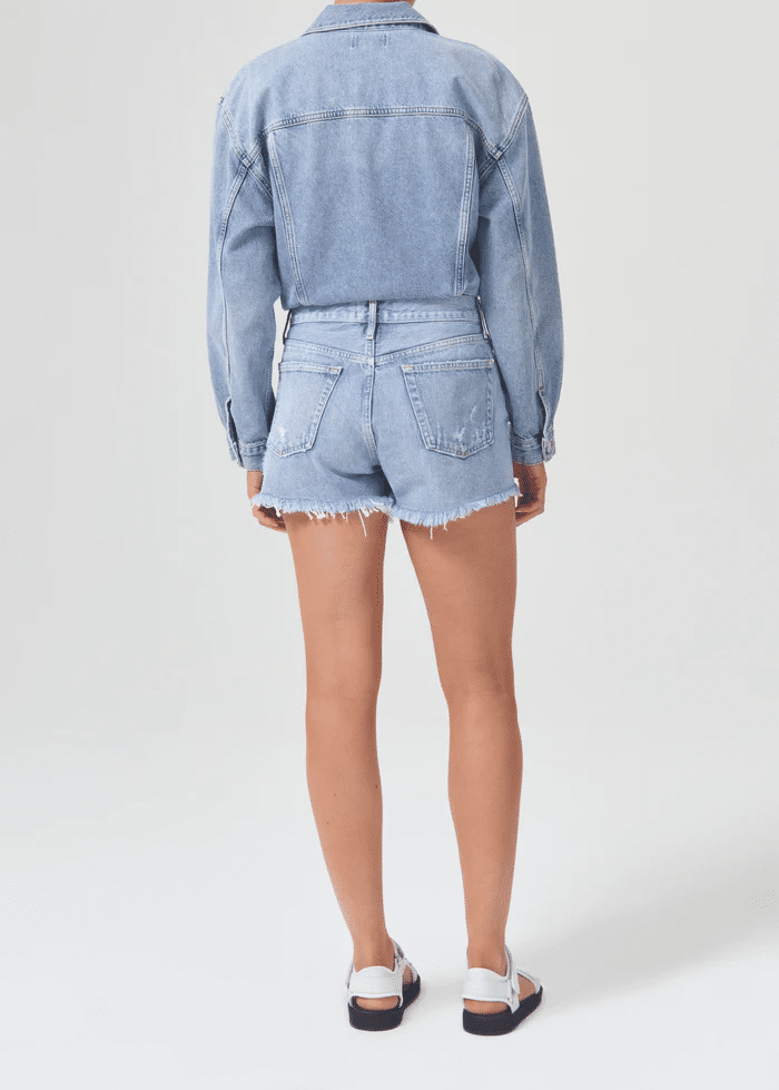 Womens Raw Hem Shorts