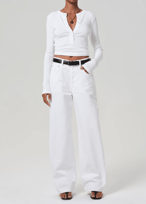 Varra Henley Top White