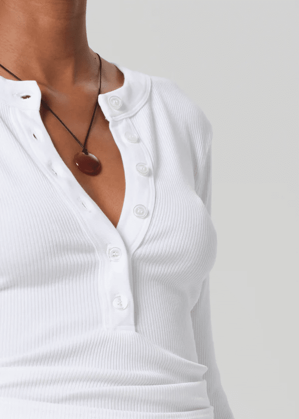 Varra Henley Top White