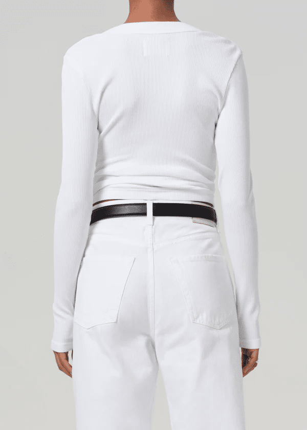 Varra Henley Top White