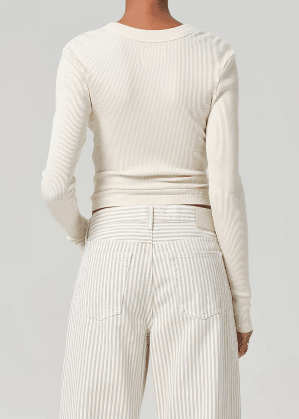 Varra Henley Top Dune