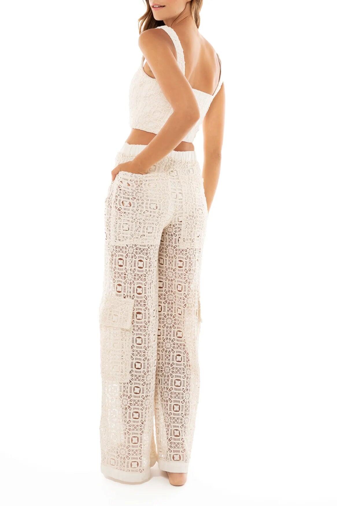 Jardim Kosia Crop Top Beige - Top