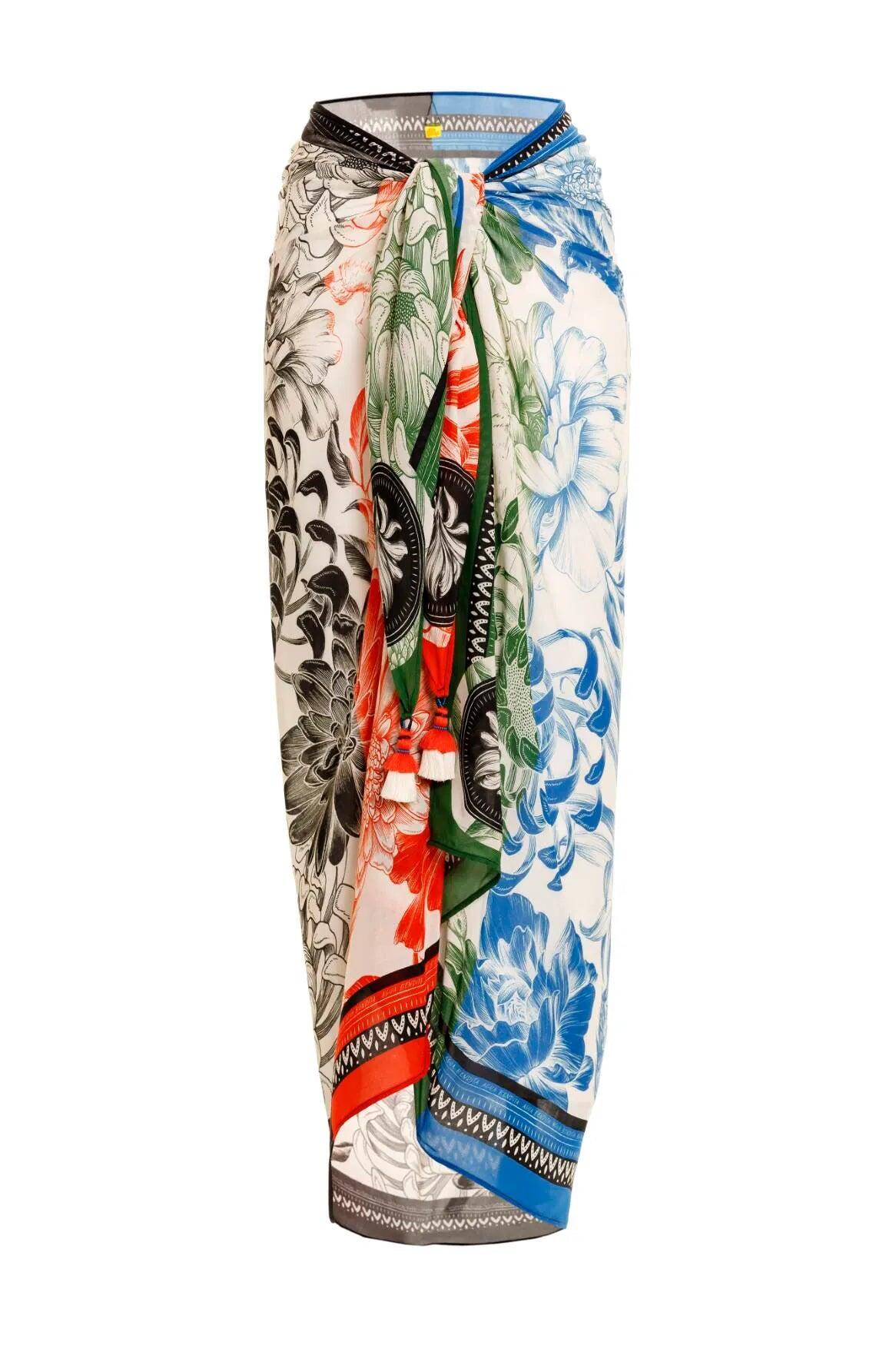 Wats Marine Pareo - ONE SIZE - Sarong