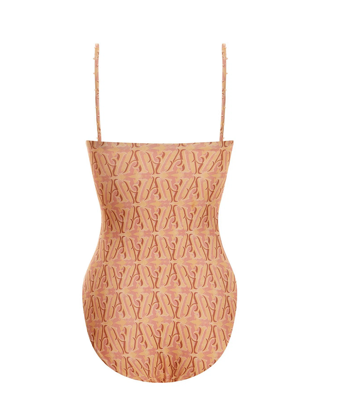 One Piece Swimsuit with Delicate Shoulder Straps