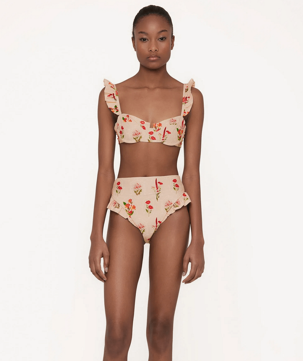 Underwire Bikini Top in Floral Print